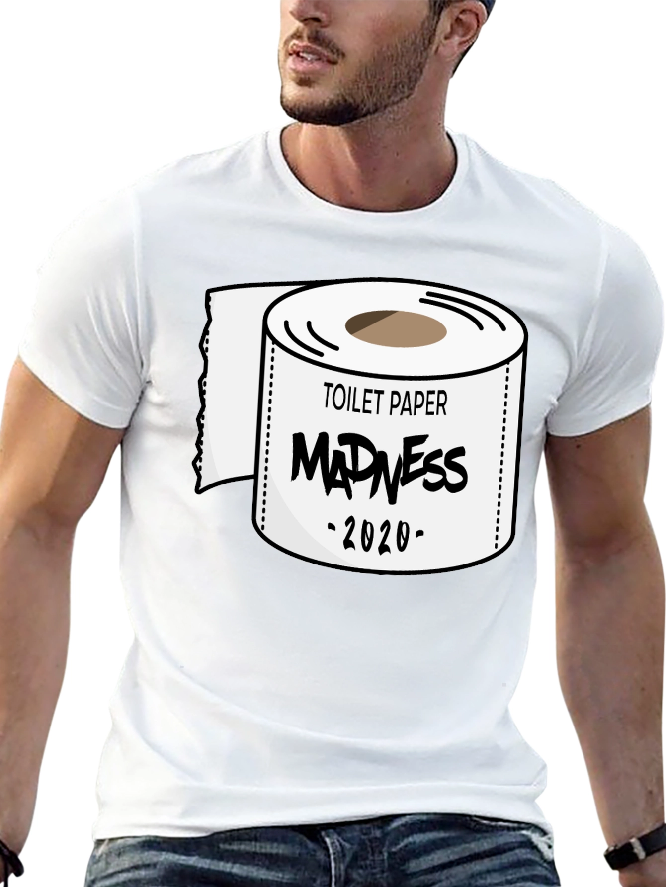 Toilet Paper Madness 2020 Black T-Shirt