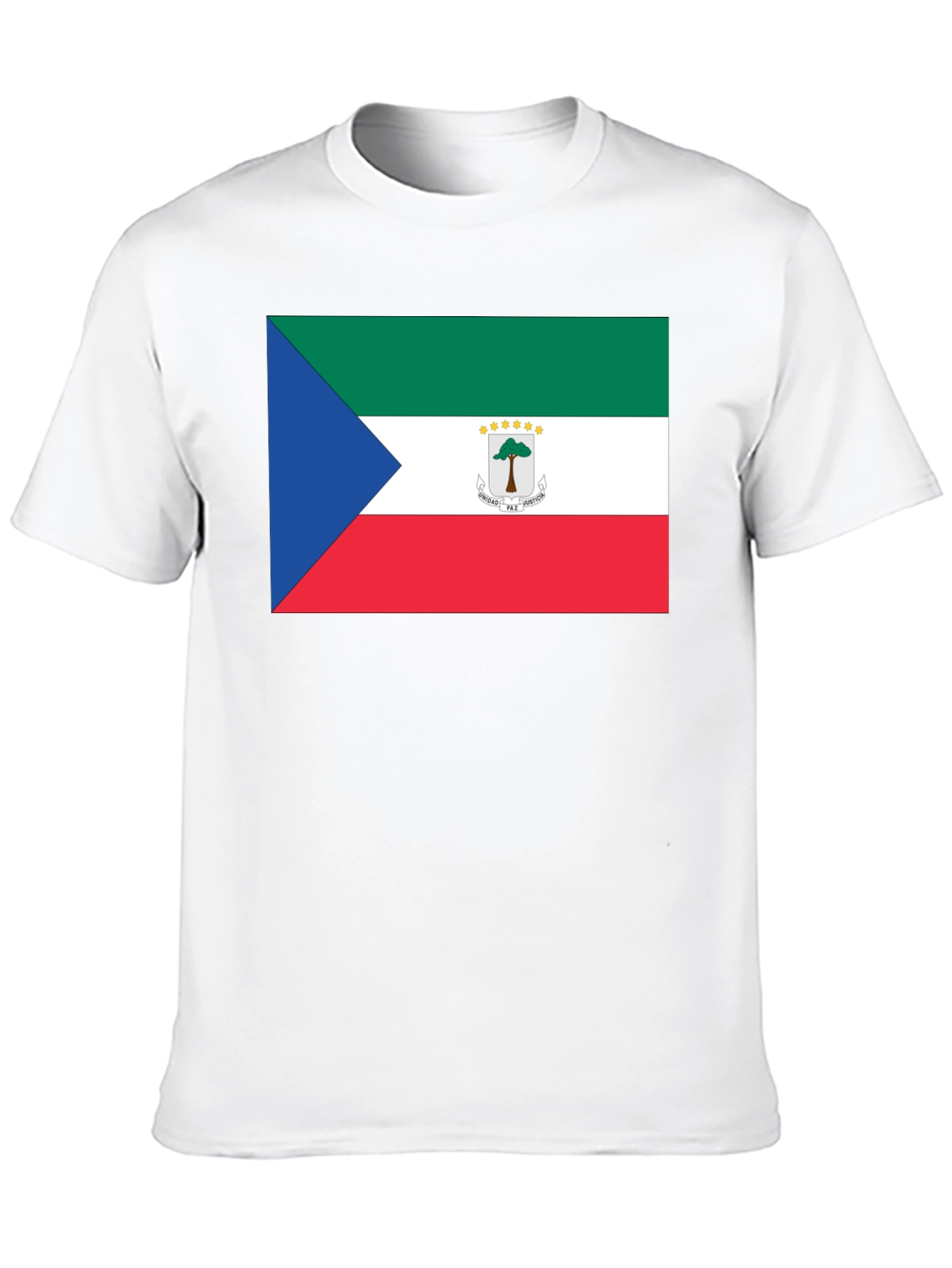 Equatorial Guinea Flag Black T-Shirt