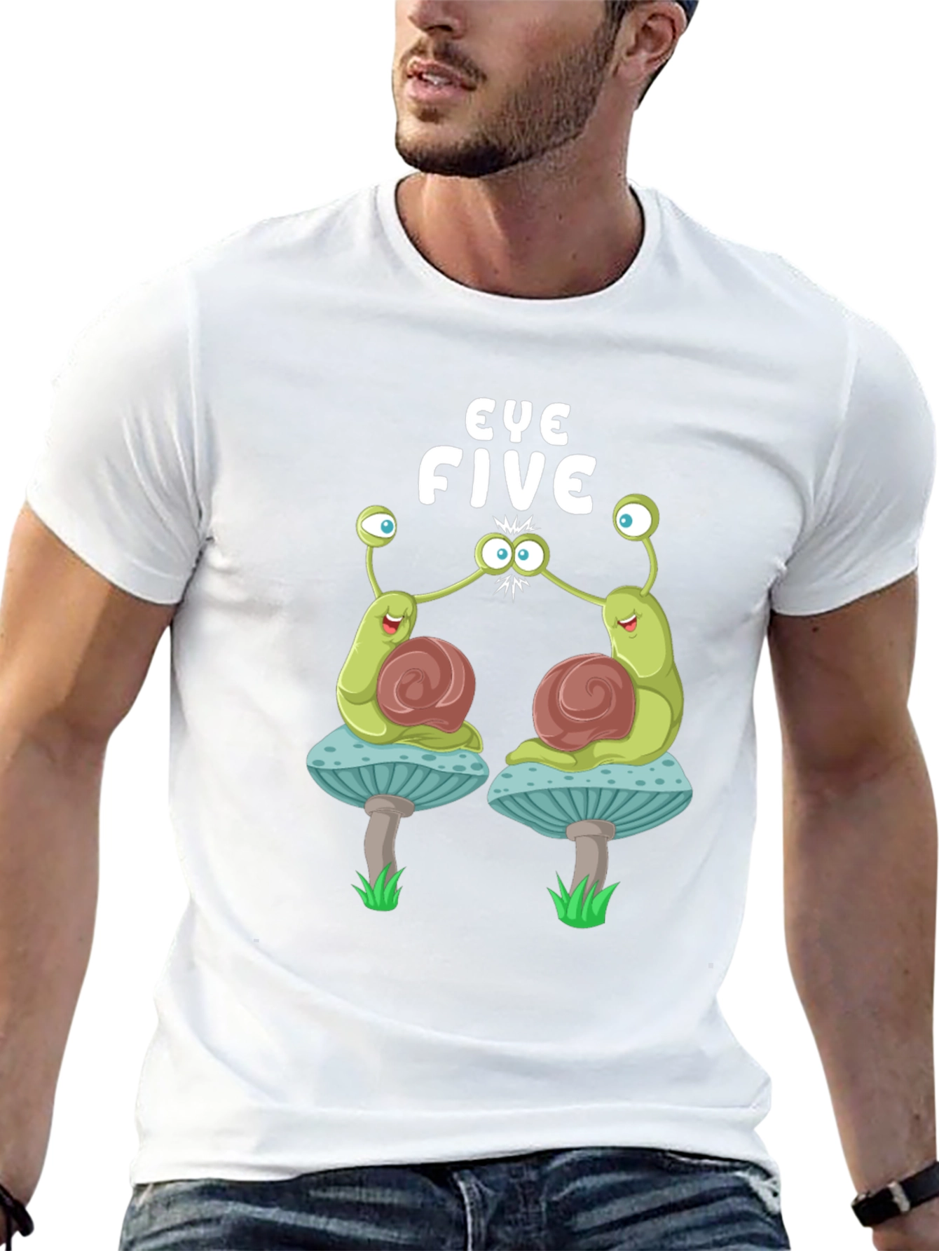 Eye Five Snail Graphic T-Shirt