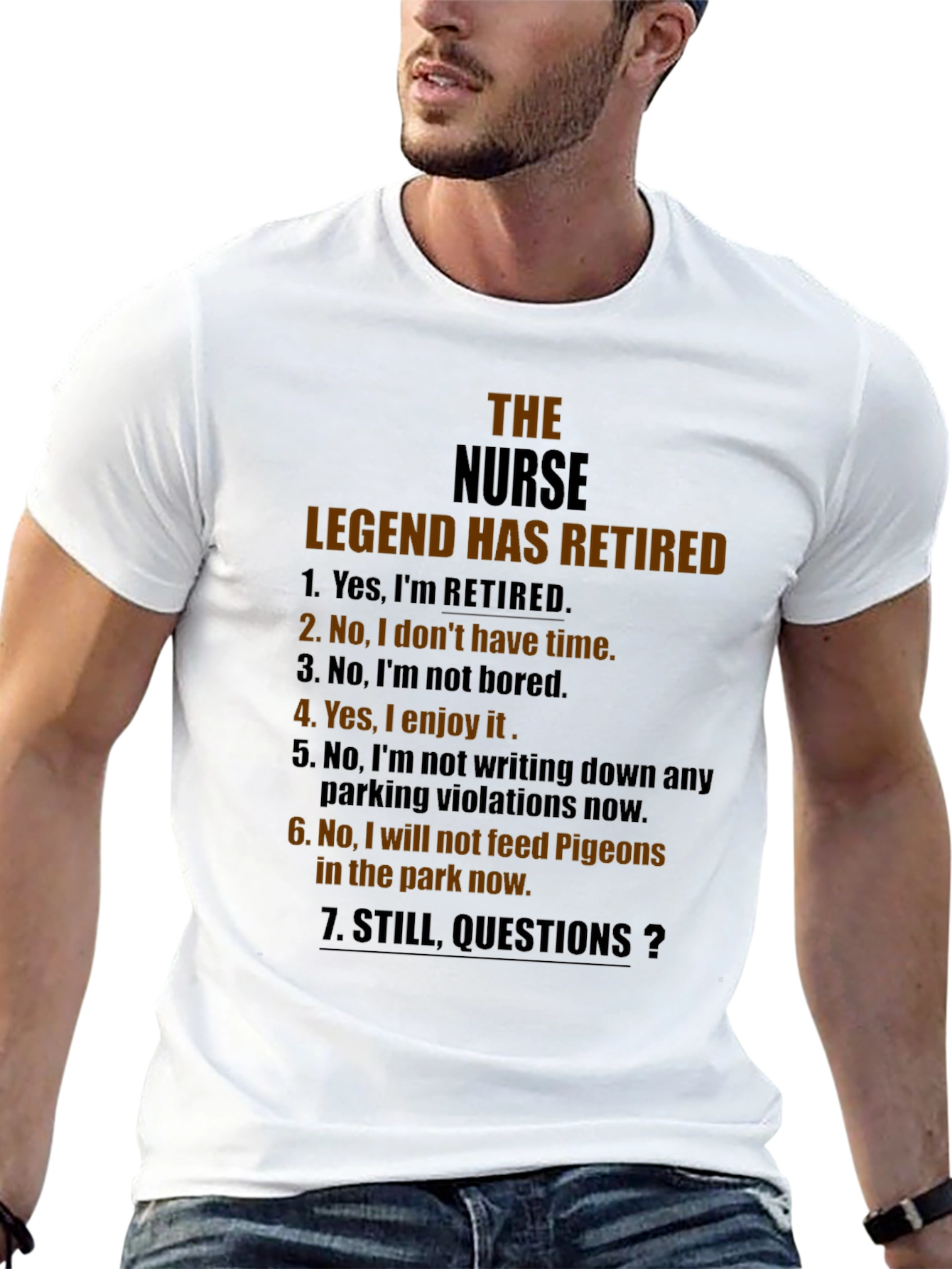 Retired Nurse Legend T-Shirt - Humorous Retirement Gift