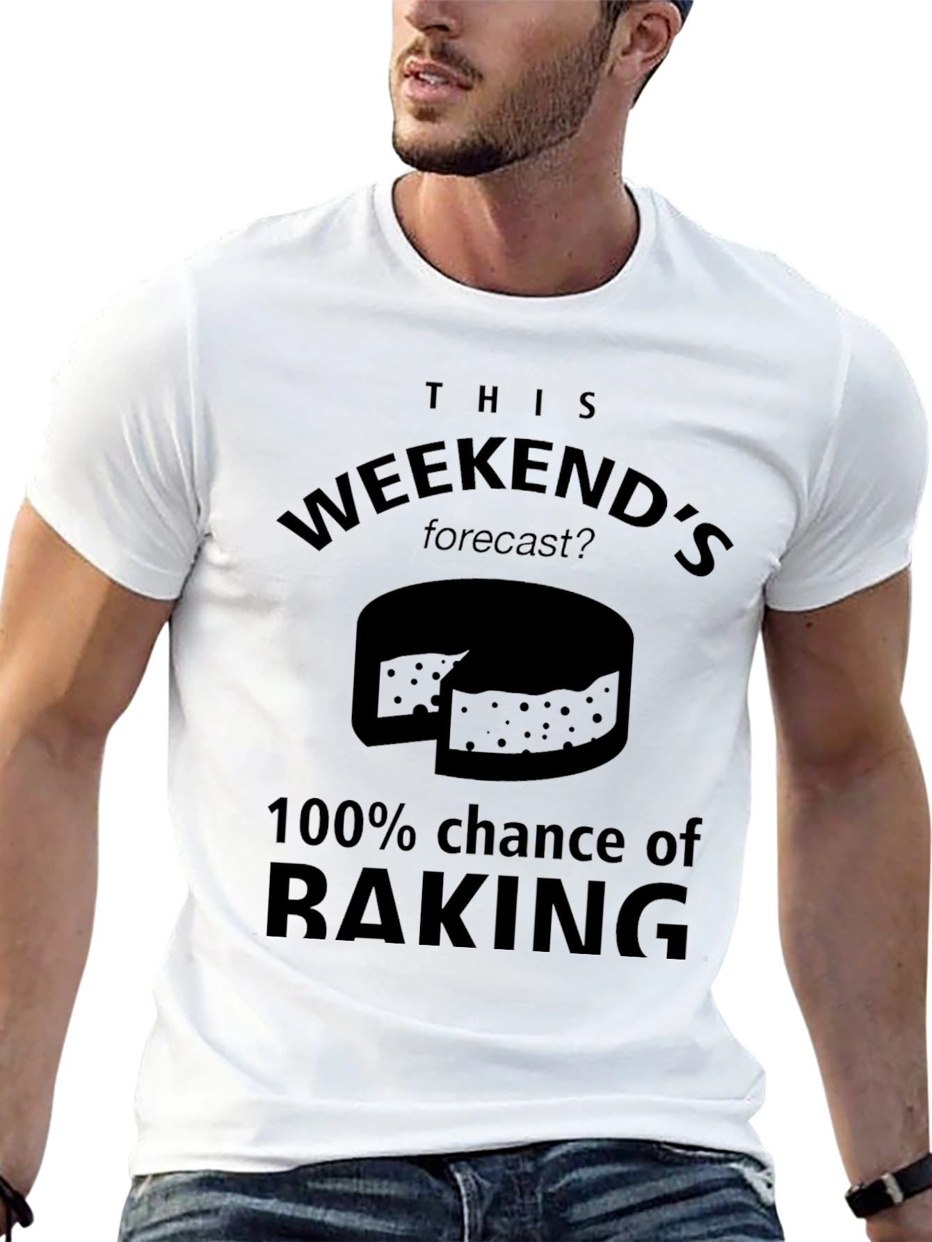 Funny Cheese Lover T-Shirt - Weekend Raking Forecast