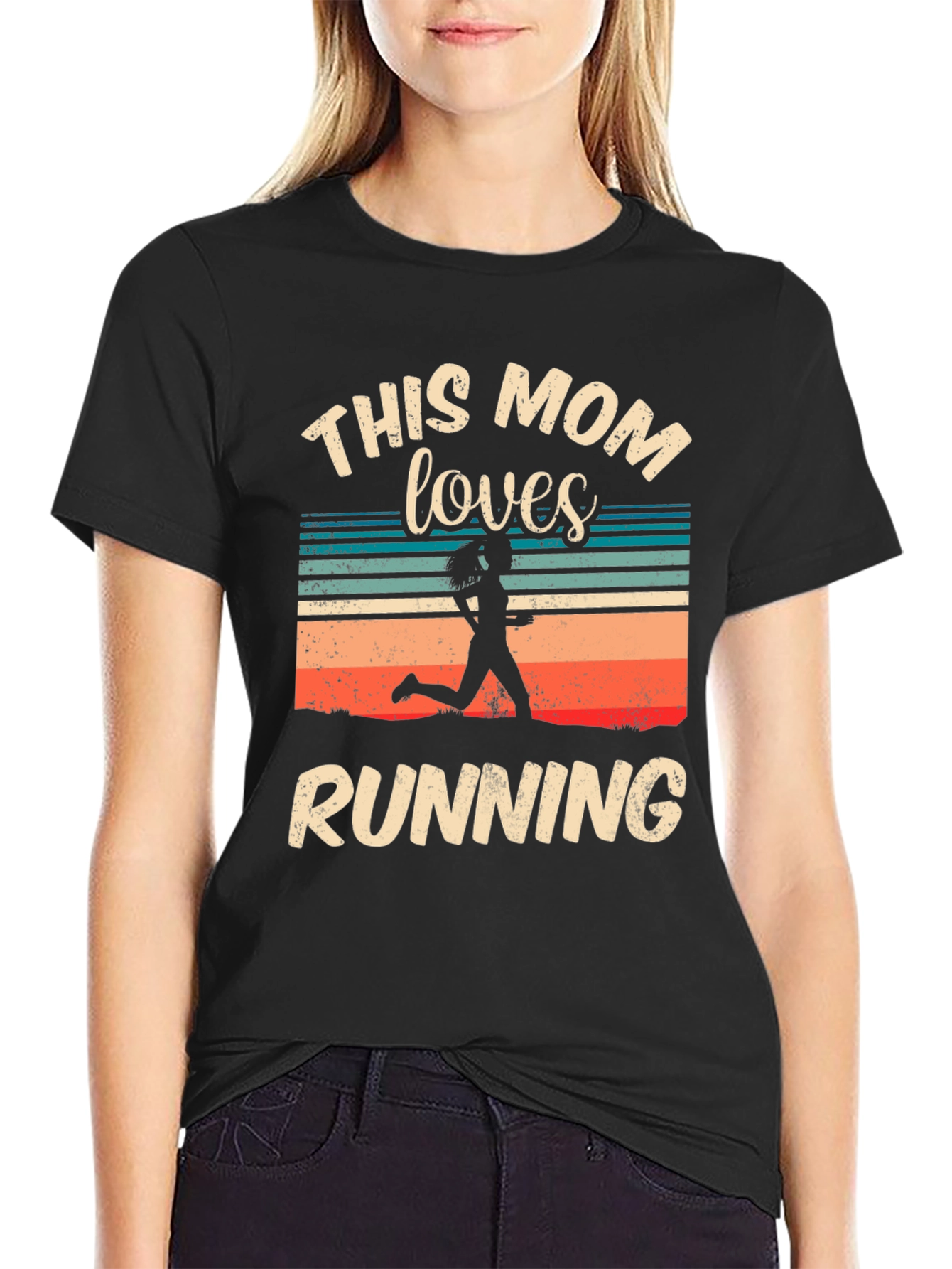 This Mom Loves Running T-Shirt