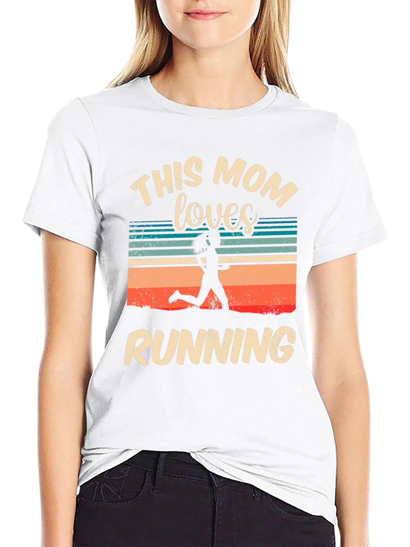 This Mom Loves Running T-Shirt