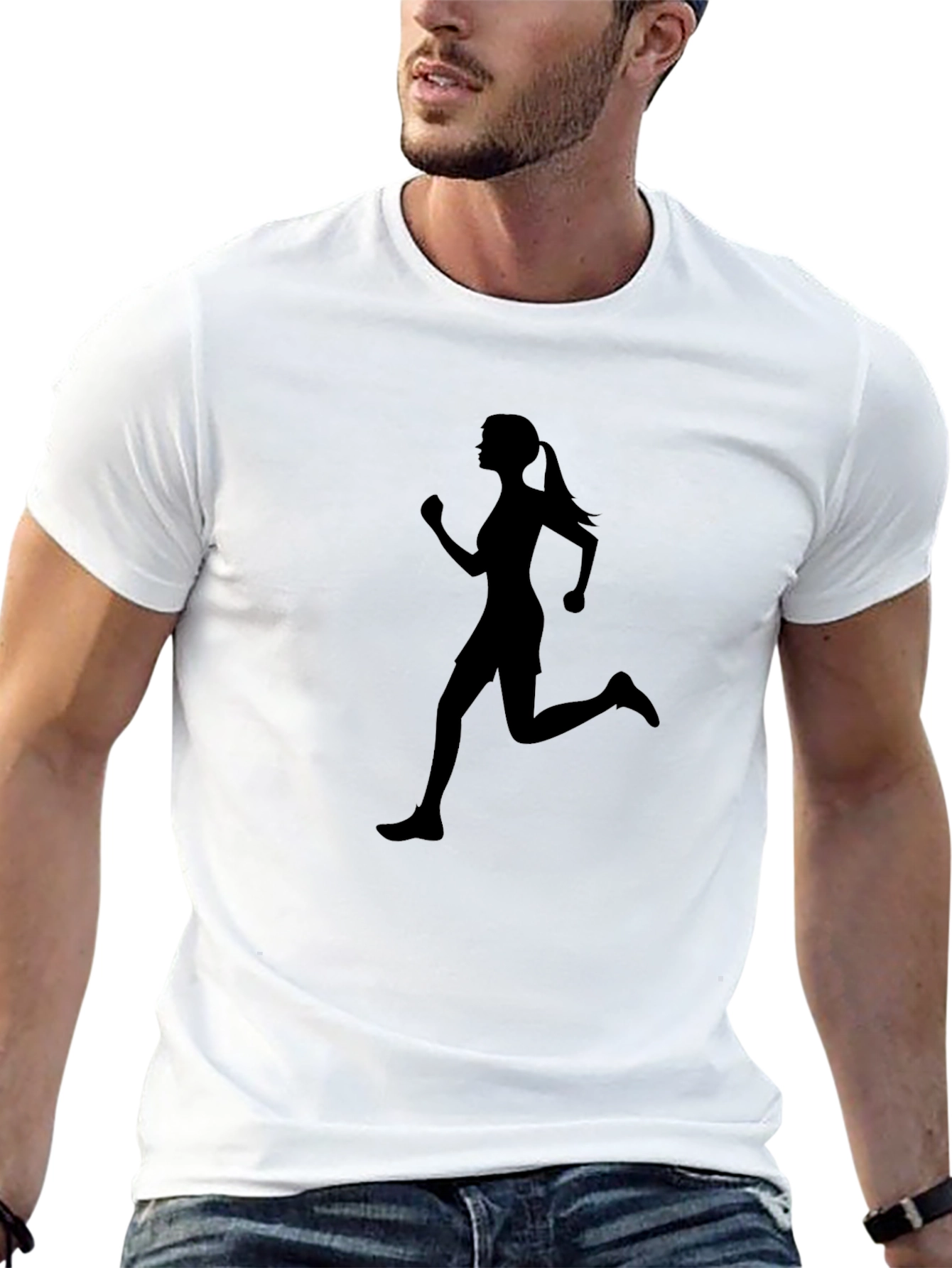Runner Silhouette Tee - Unisex Graphic T-Shirt