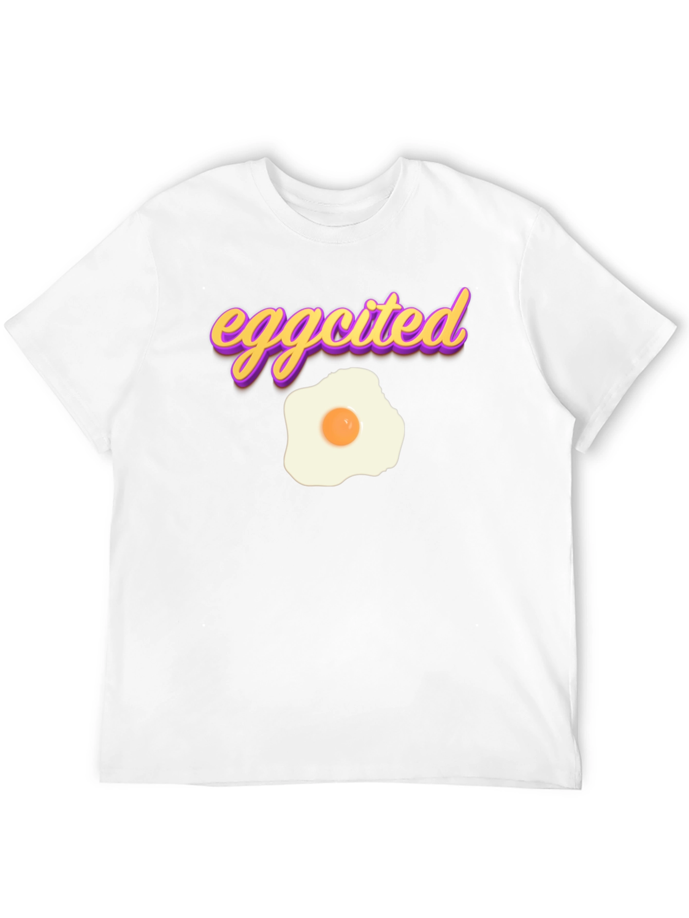 Eggcited T-Shirt - Funny Breakfast Foodie Tee