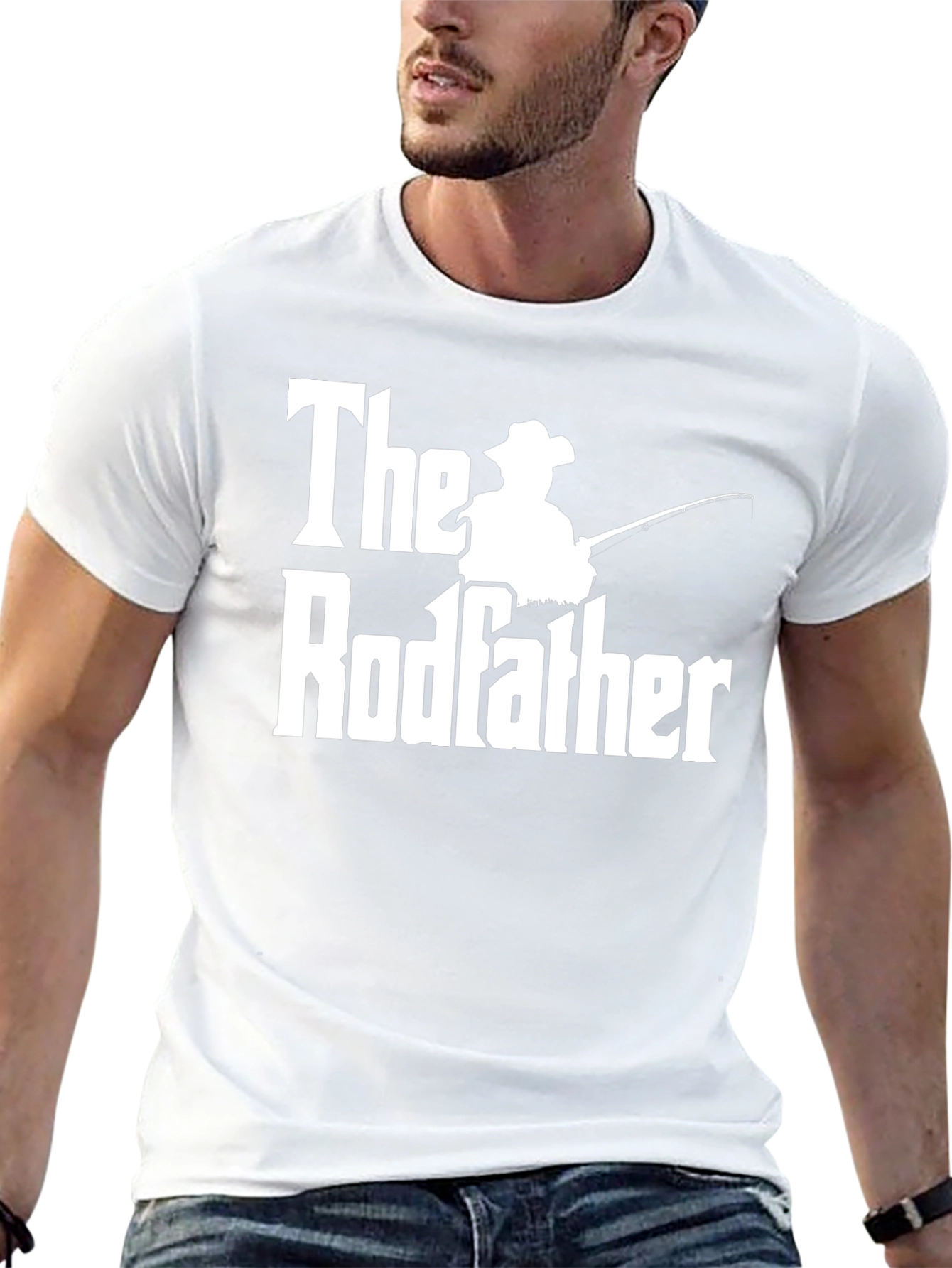 The Rodfather Fishing T-Shirt - Funny Angler Gift