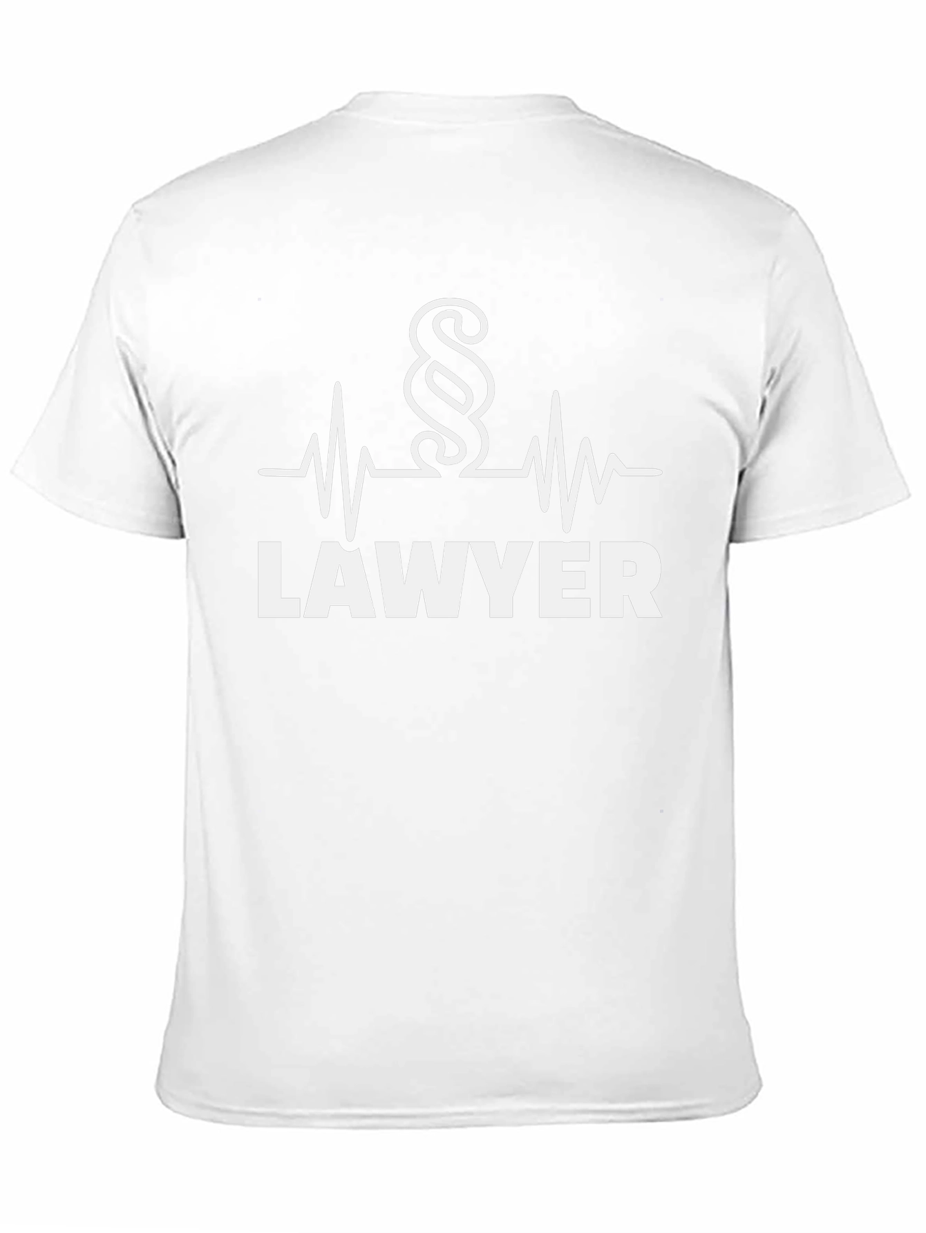 Lawyer Heartbeat T-Shirt - Attorney at Law Gift