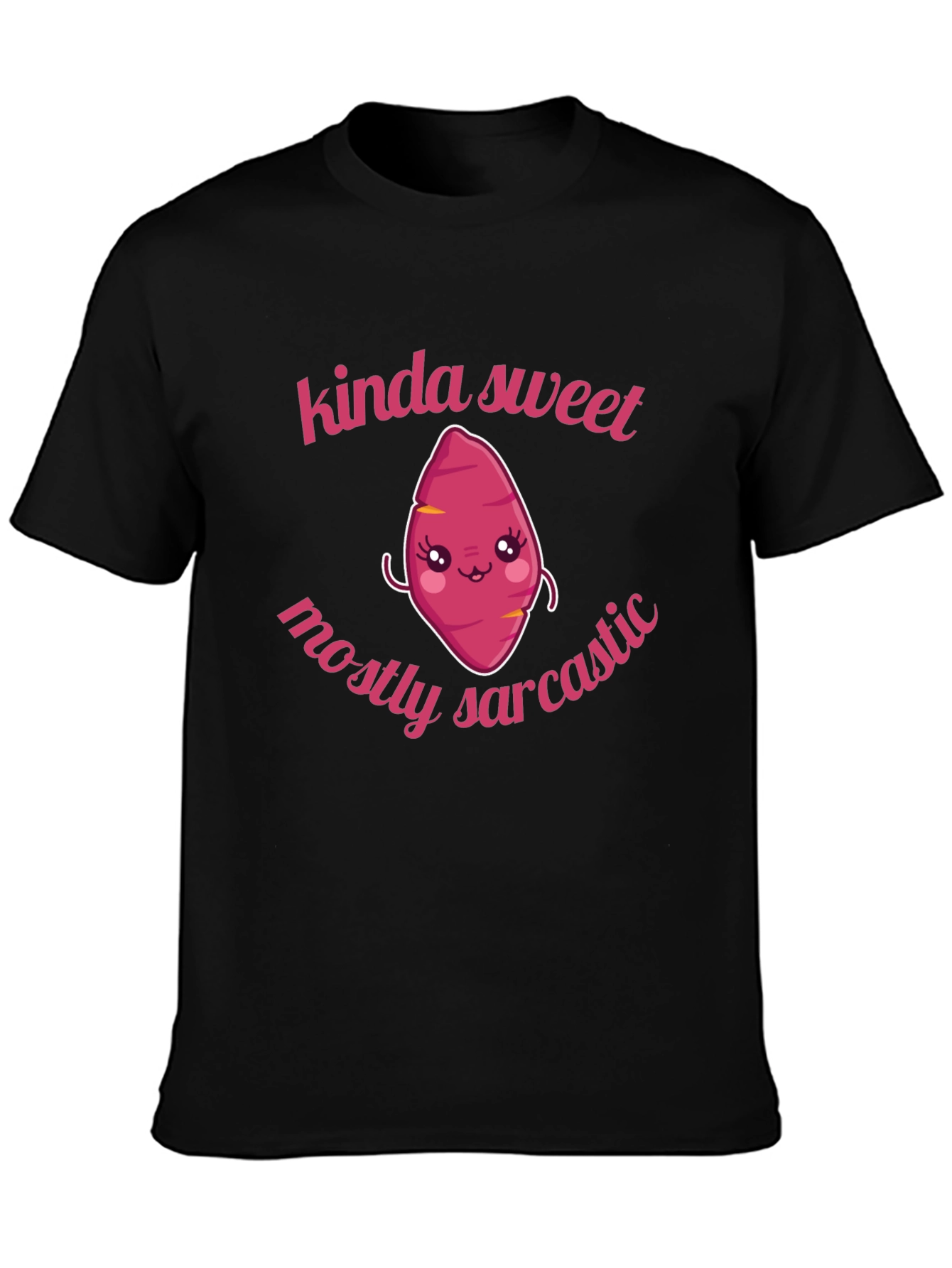 Kinda Sweet Mostly Sarcastic Kawaii Sweet Potato T-Shirt