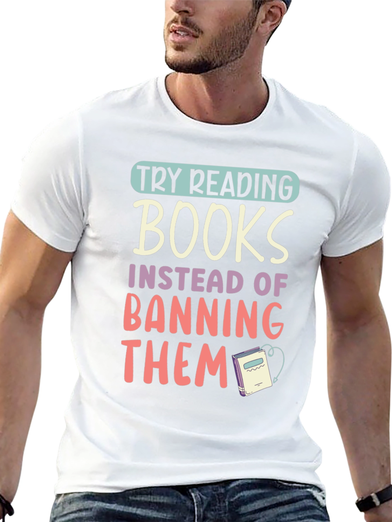 Try Reading Books Graphic Tee