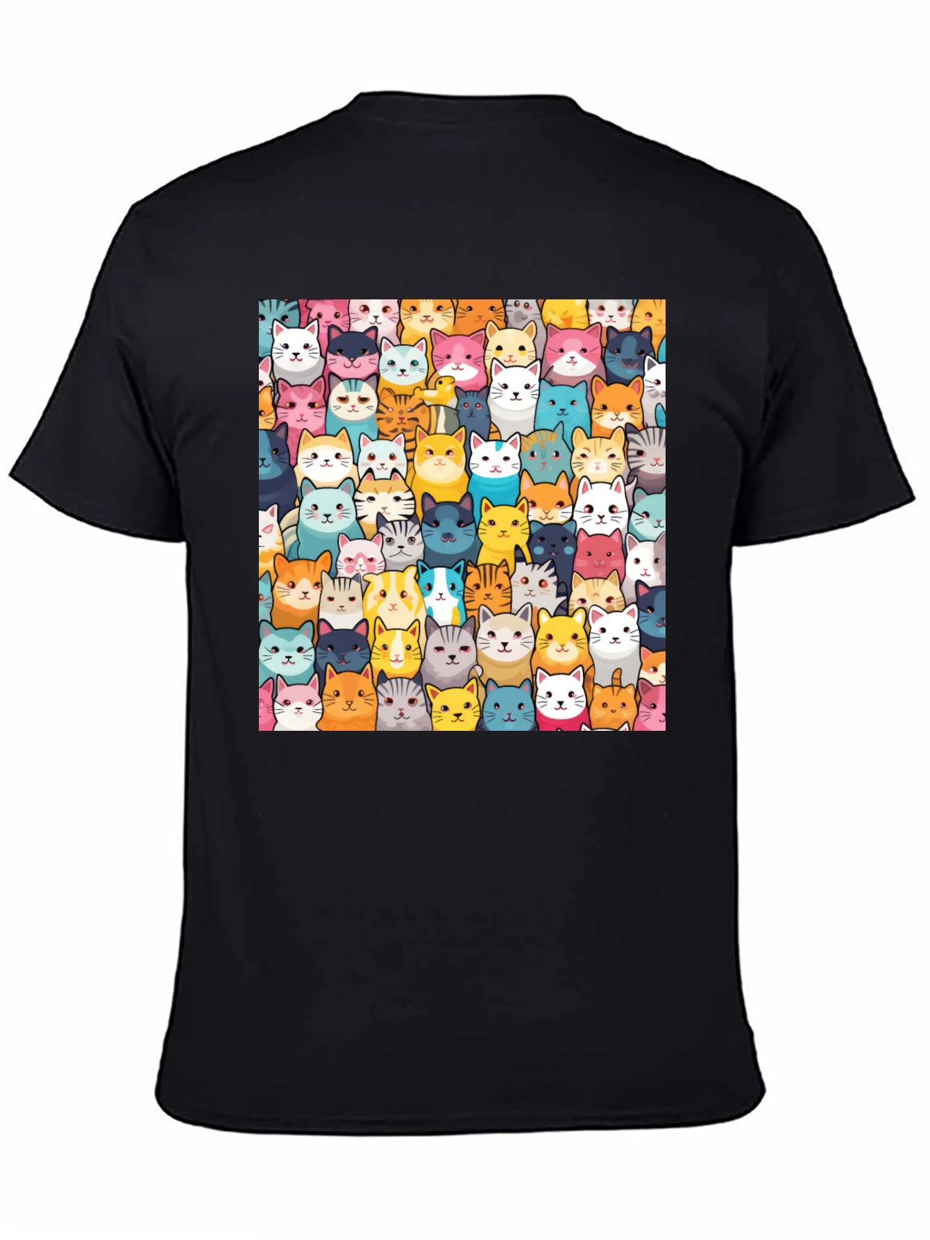 Fun Cat Faces T-Shirt - Unisex