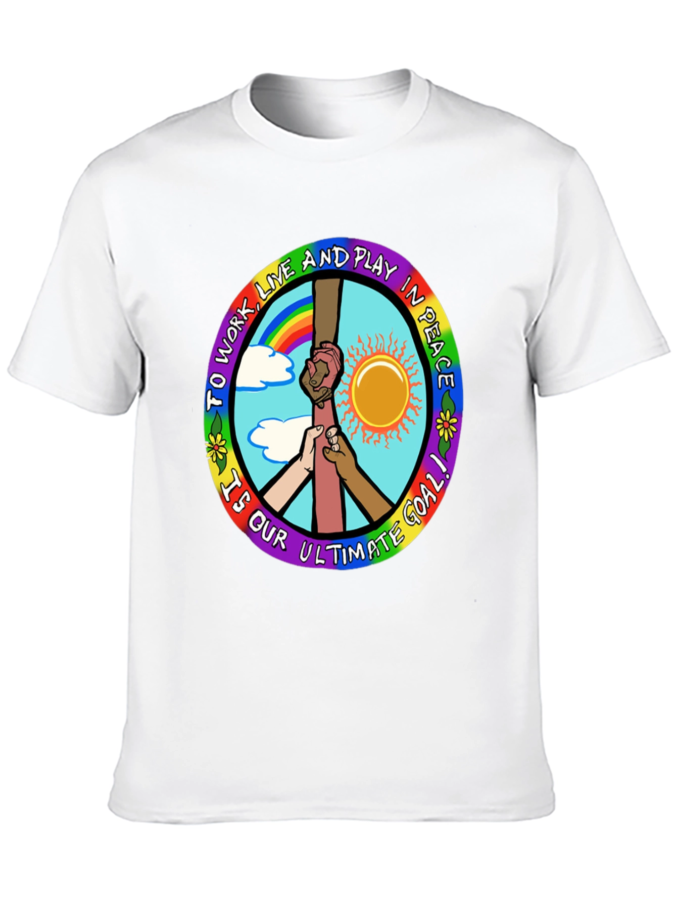 Peace Goal Graphic Tee - Unity Design