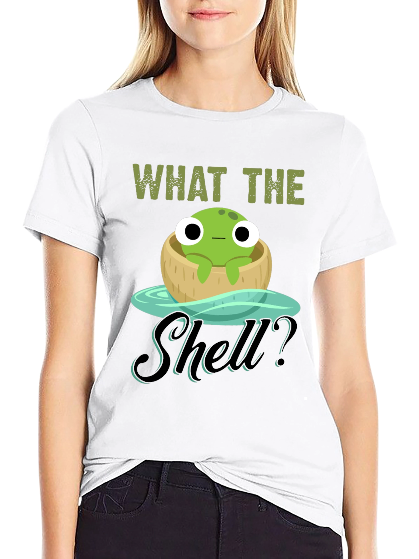 What the Shell? Frog in Coconut T-Shirt