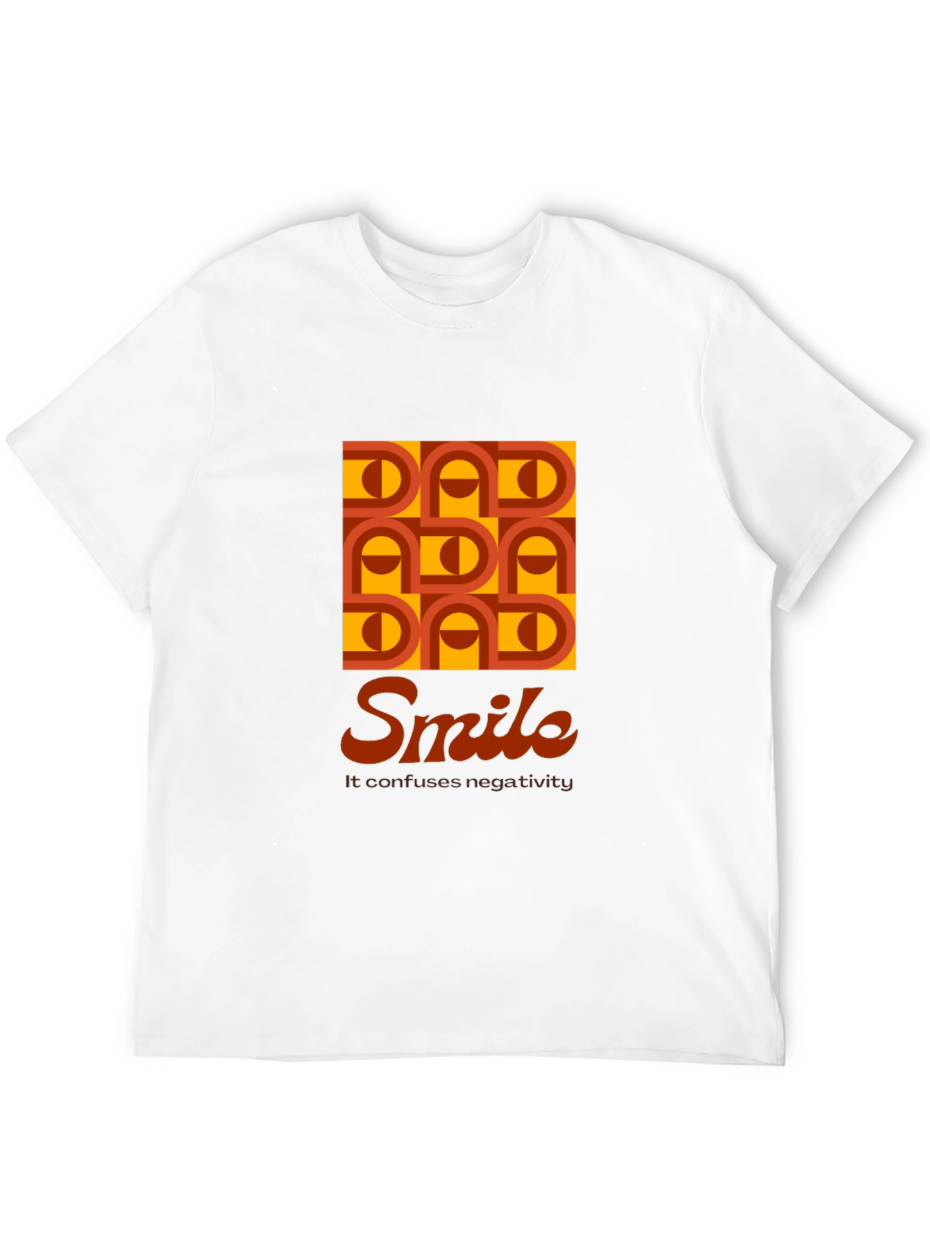 Dad Smile Graphic T-Shirt - Retro Style Soft Cotton
