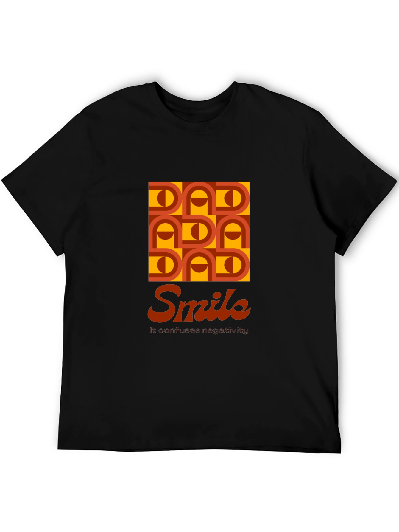 Dad Smile Graphic T-Shirt - Retro Style Soft Cotton