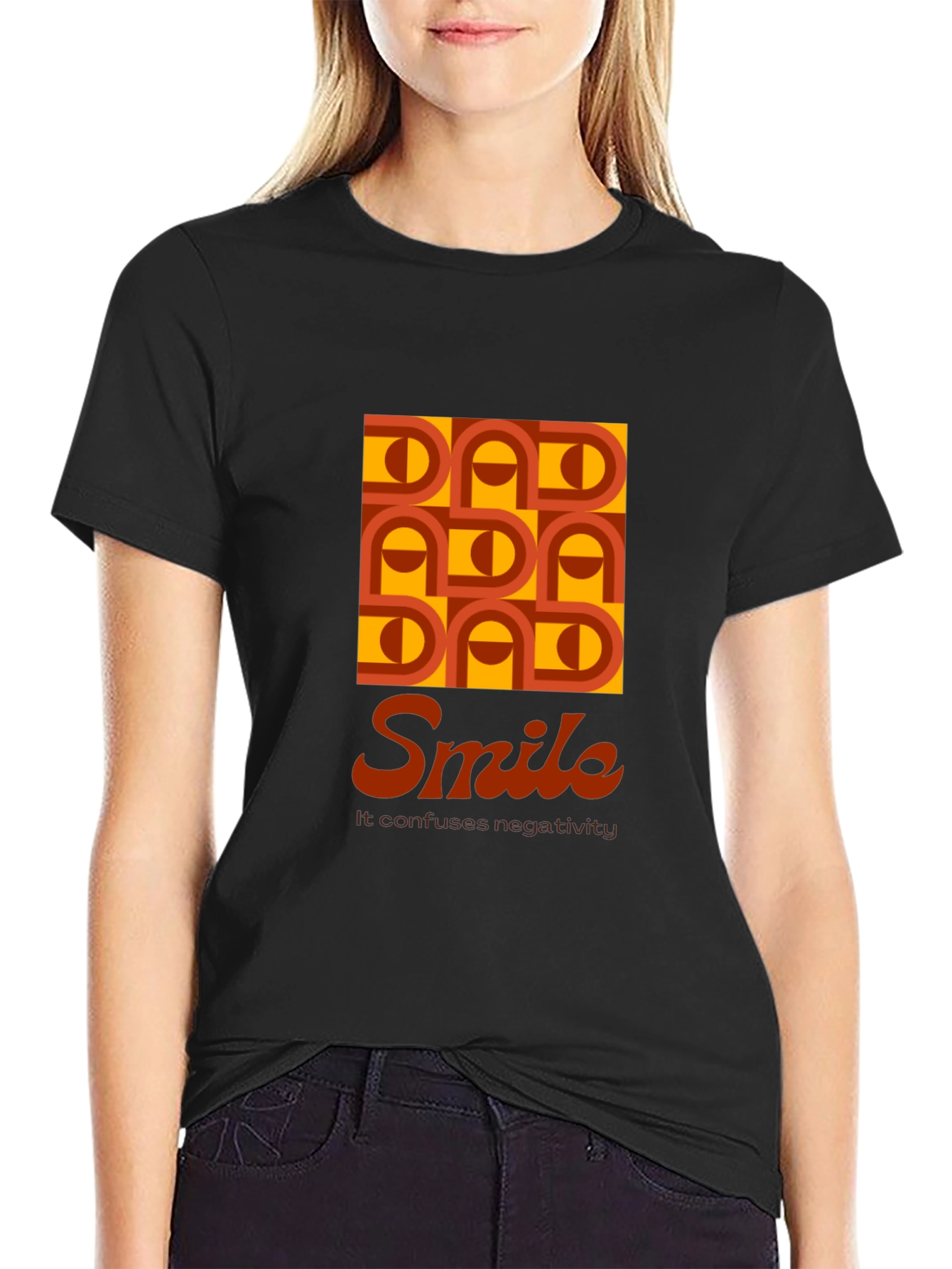 Dad Smile Graphic T-Shirt - Retro Style Soft Cotton