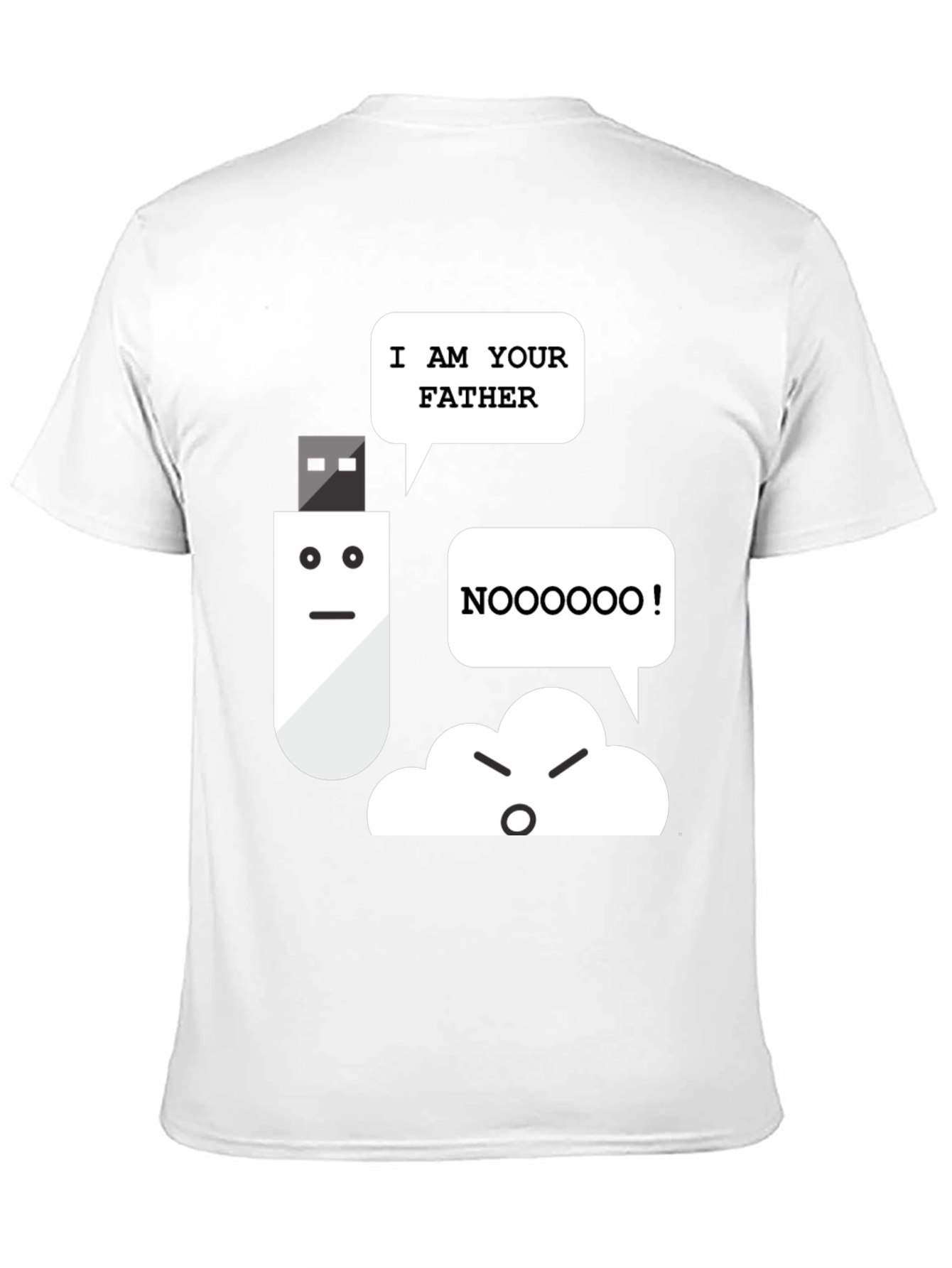 I Am Your Father USB vs Cloud Funny T-Shirt