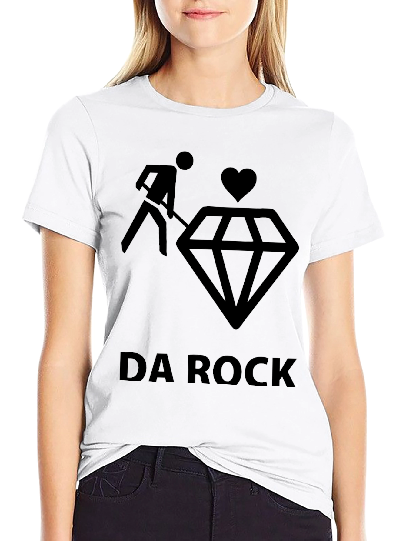 Da Rock Graphic T-Shirt - Black