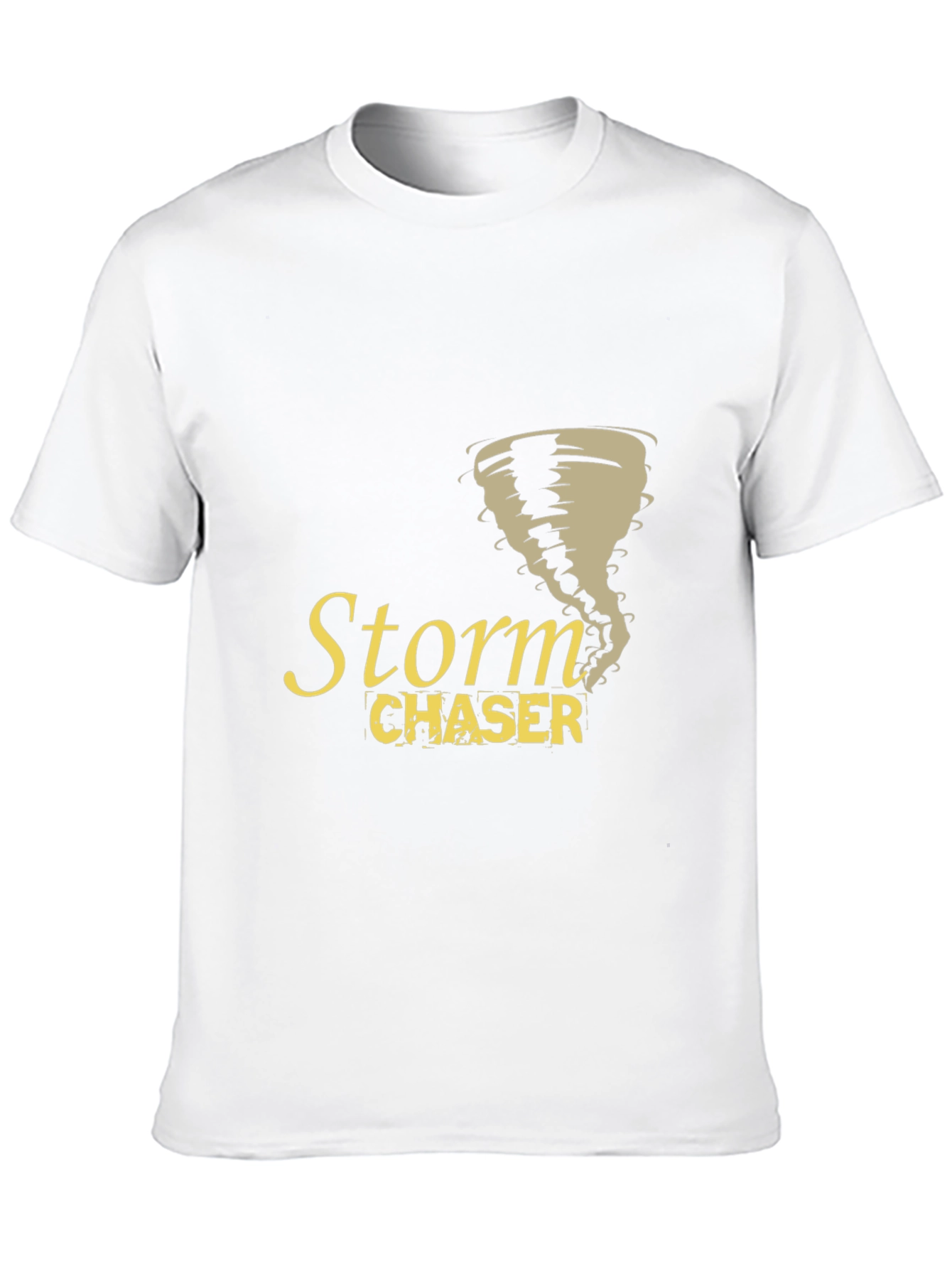 Storm Chaser Black T-Shirt Tornado Graphic Design