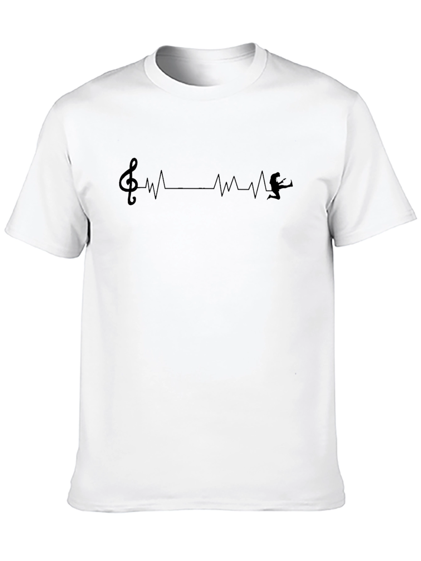 Music Heartbeat T-Shirt - Musician Pulse Tee