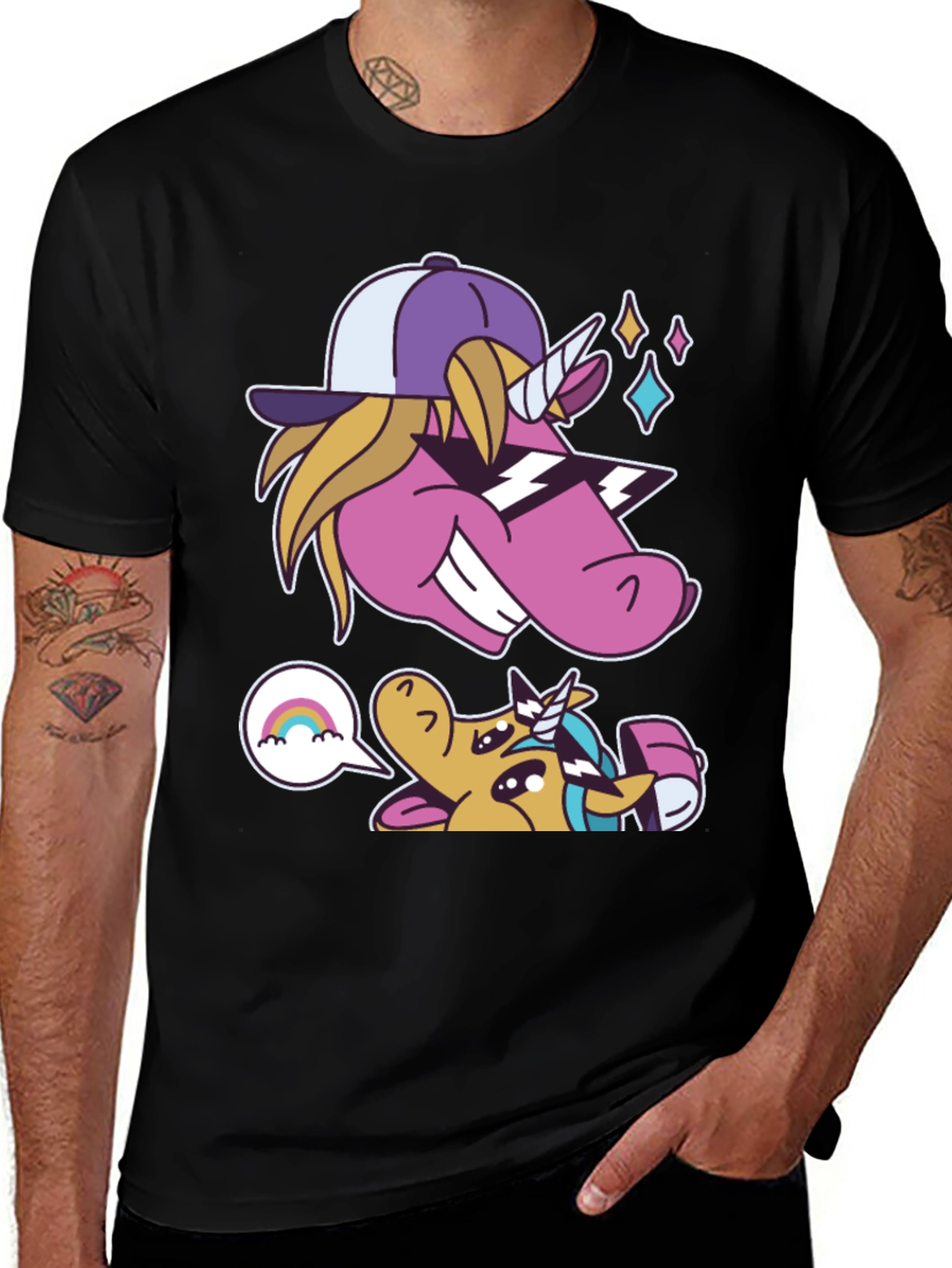Cool Unicorn Graphic Tee