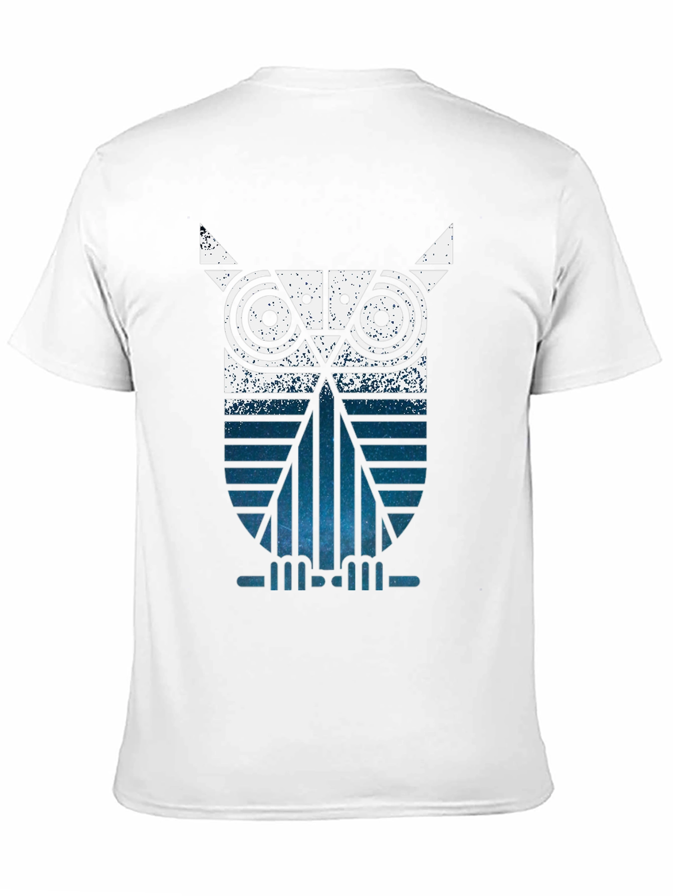 Geometric Owl Graphic Tee - Modern Style
