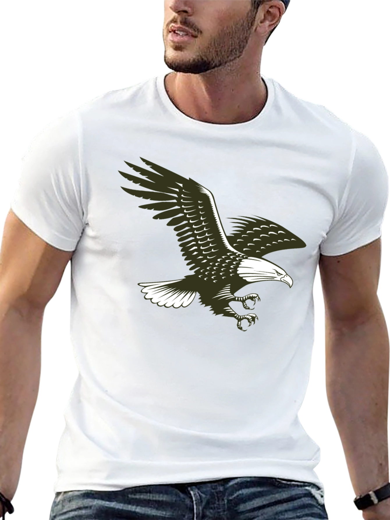Eagle Graphic T-Shirt - Classic Black Tee