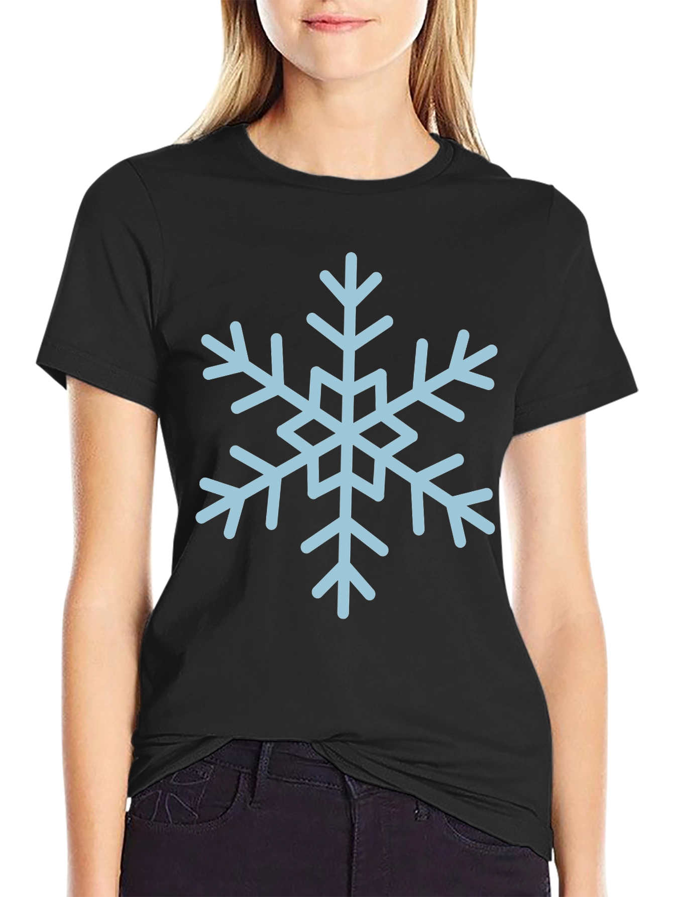 Snowflake Graphic Tee - Winter Holiday Style