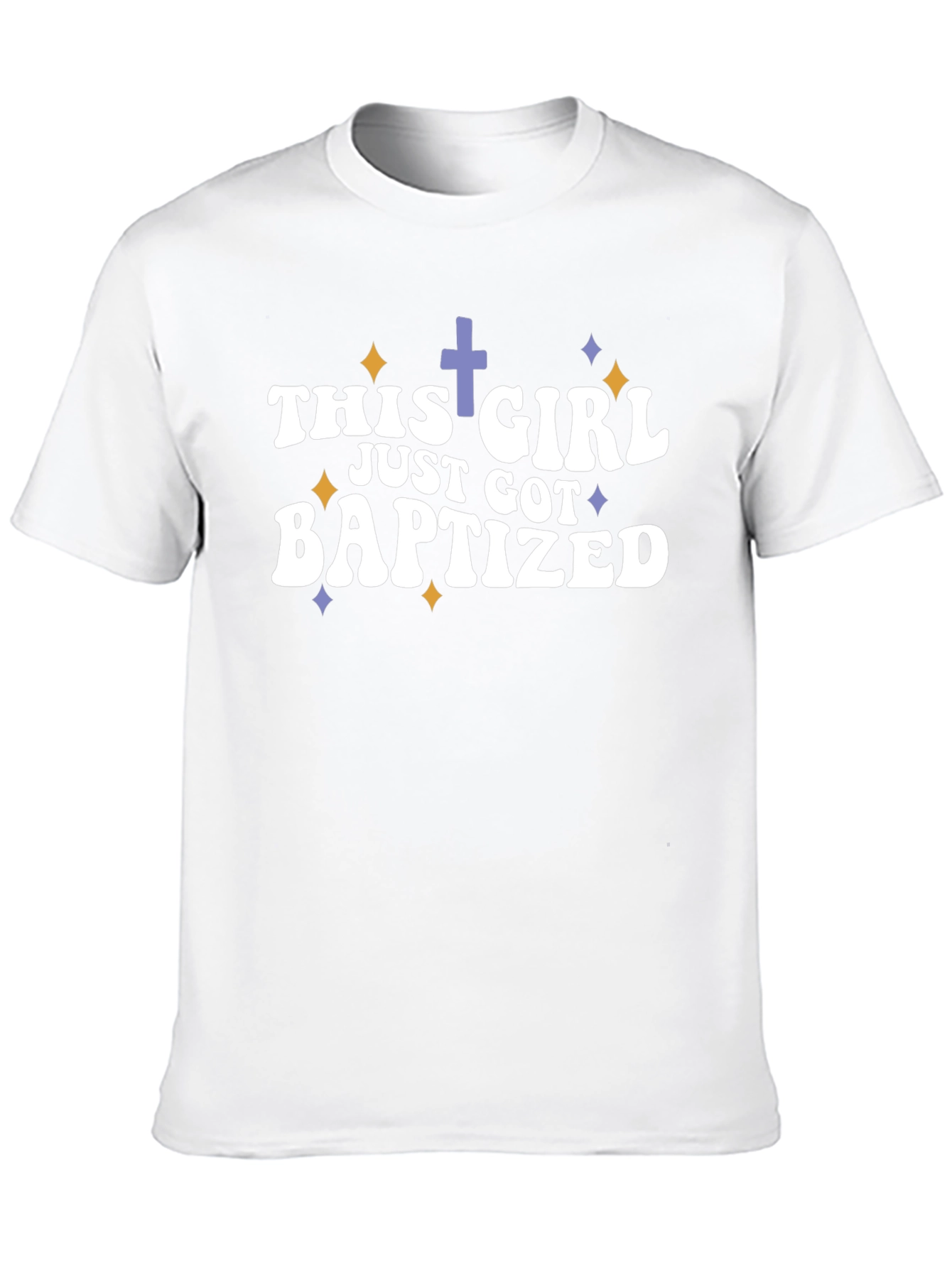 Baptized Girl T-Shirt - Religious Celebration Tee