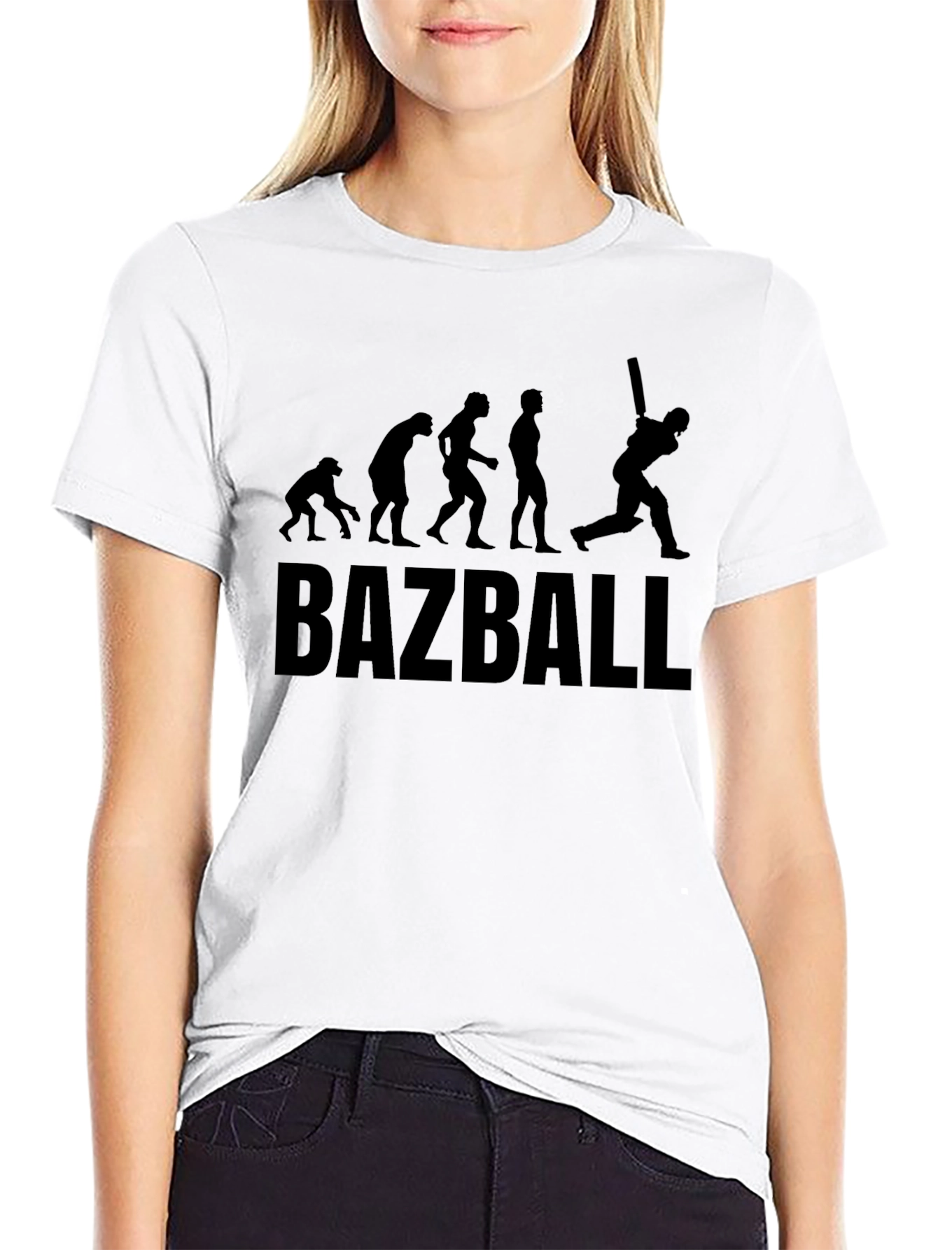BAZBALL Evolution T-Shirt - Cricket Fan Apparel