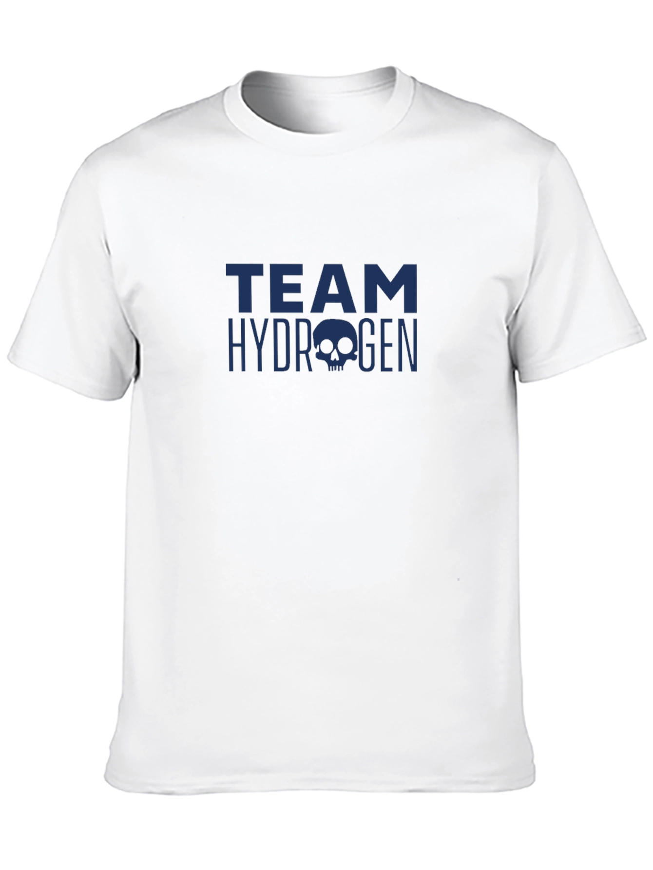 Team Hydrogen Skull Graphic Black T-Shirt
