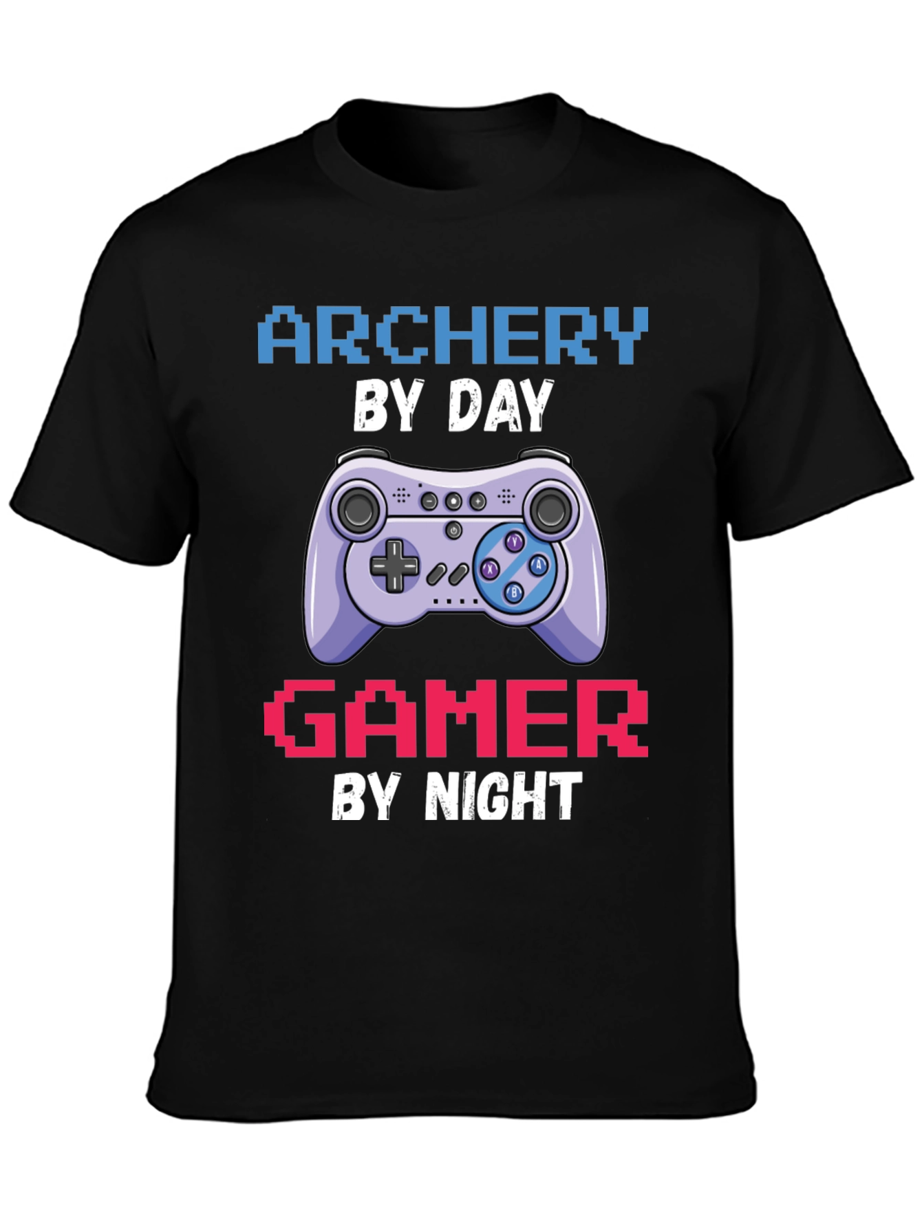 Archery by Day Gamer by Night T-Shirt
