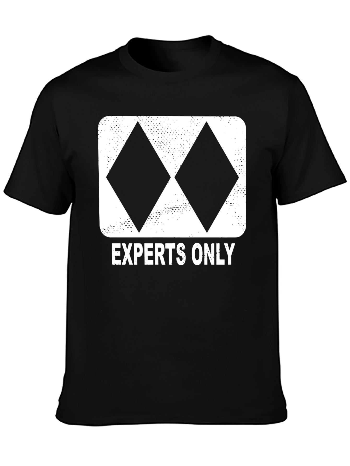 Experts Only Double Black Diamond Ski T-Shirt