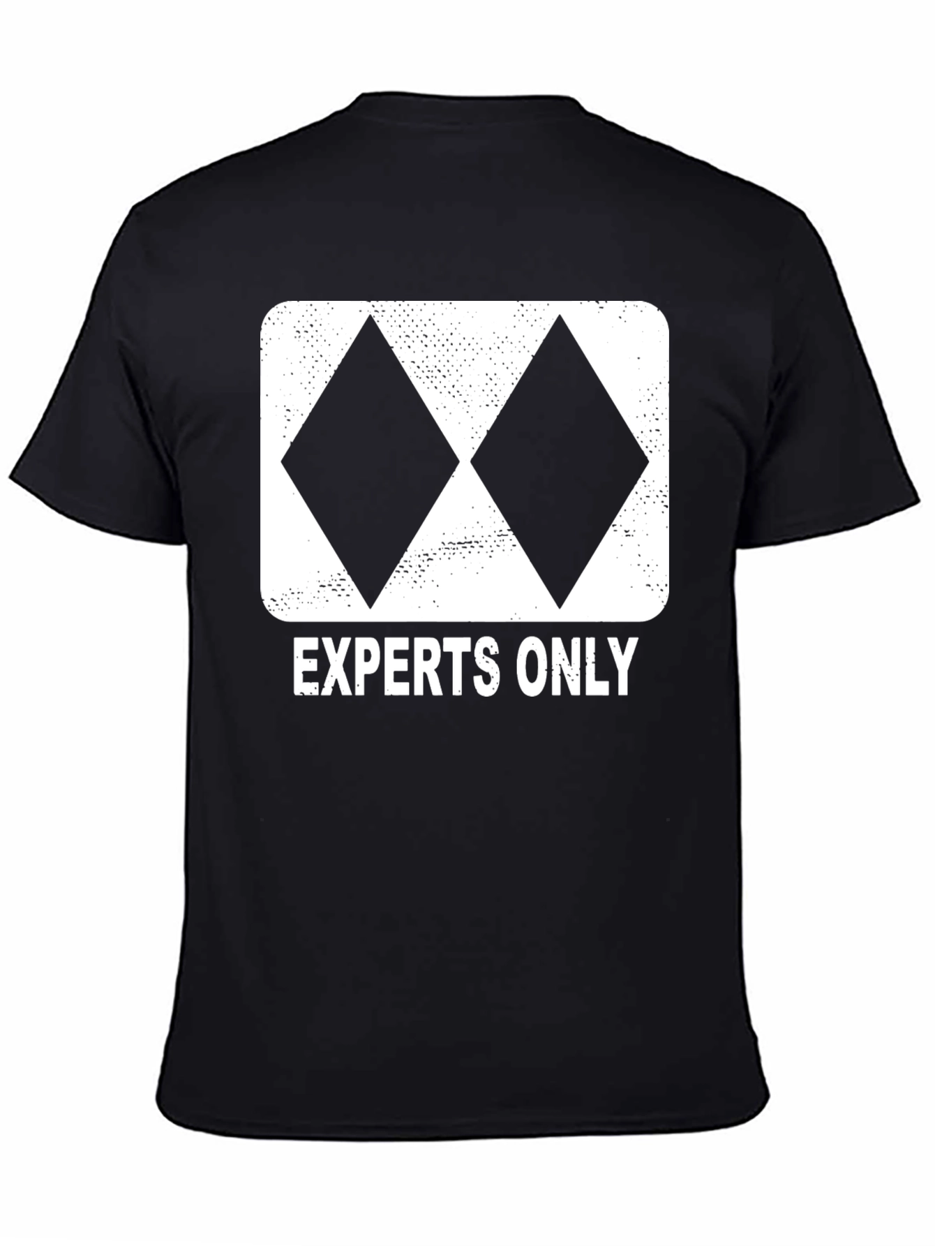 Experts Only Double Black Diamond Ski T-Shirt