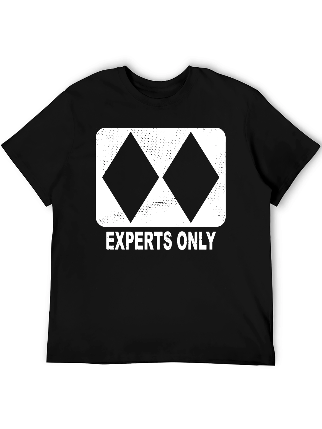 Experts Only Double Black Diamond Ski T-Shirt