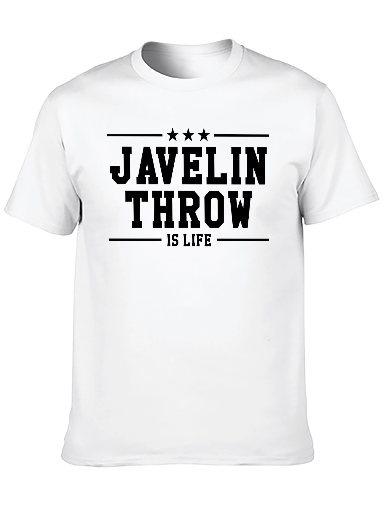 Javelin Throw Is Life Black T-Shirt