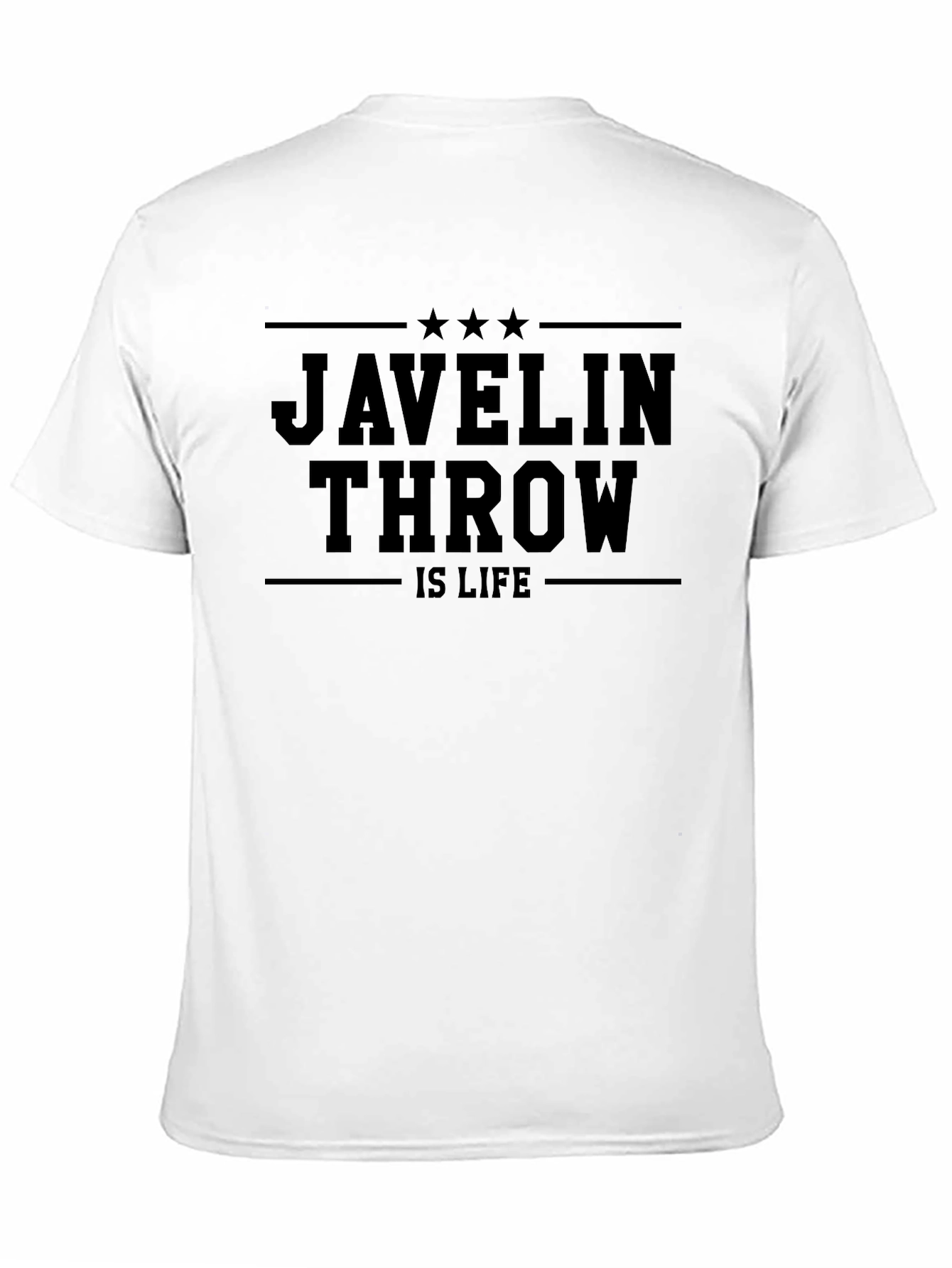 Javelin Throw Is Life Black T-Shirt