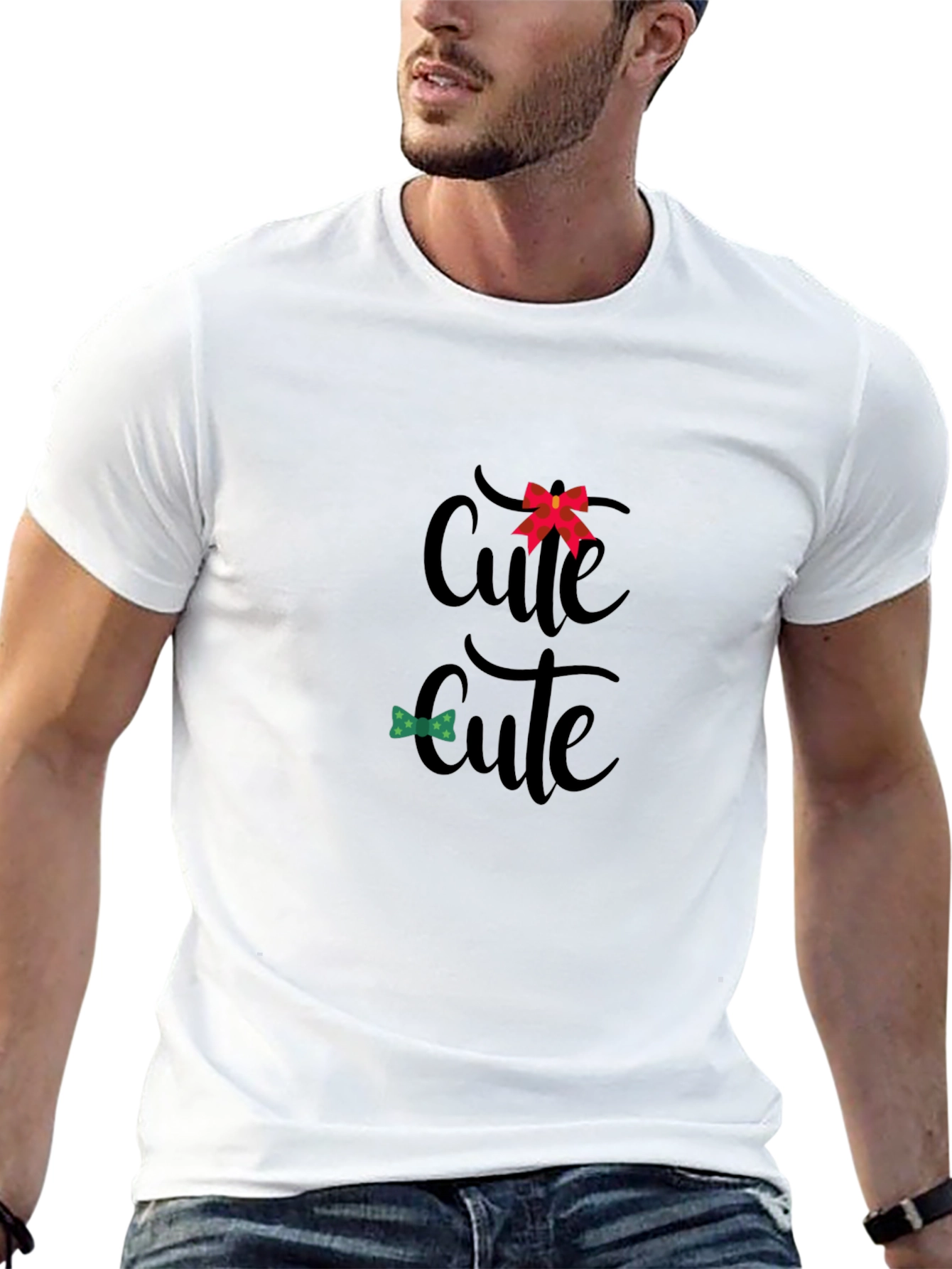 Cute Bow Tie T-Shirt - Fun Graphic Tee