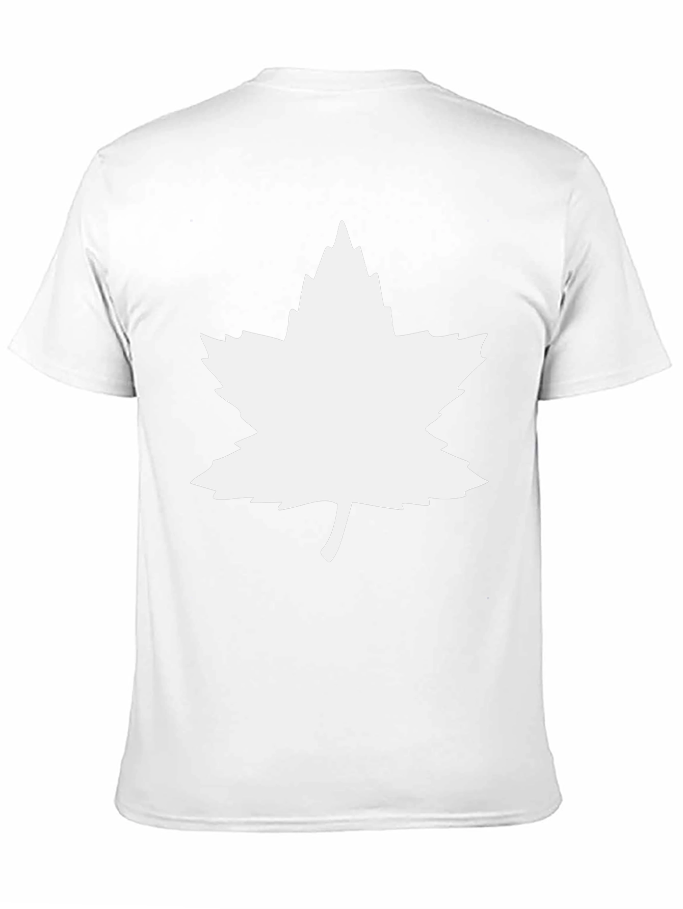 Maple Leaf Black T-Shirt - Nature Graphic Tee