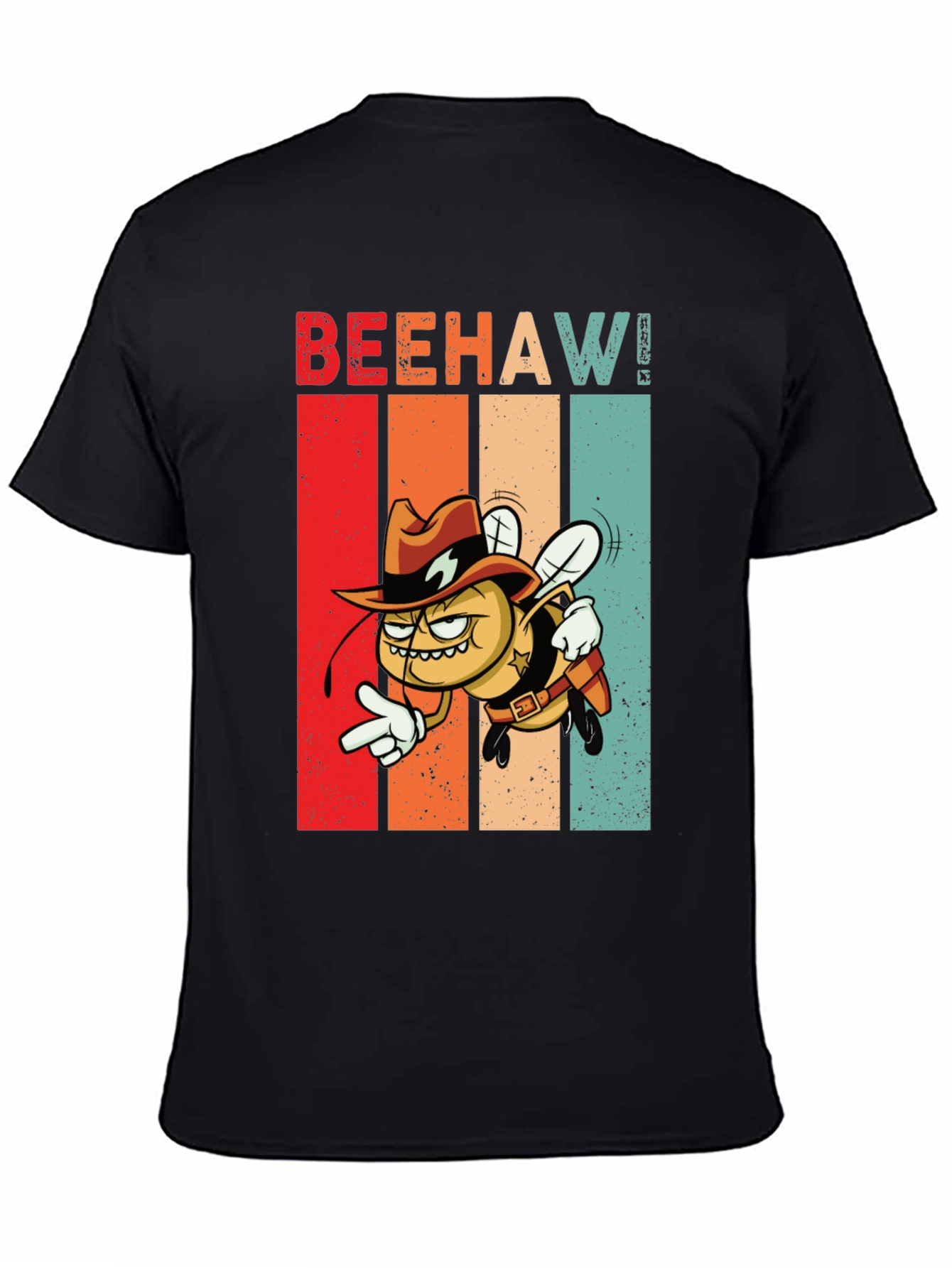 Beehaw! Graphic T-Shirt - Cowboy Bee