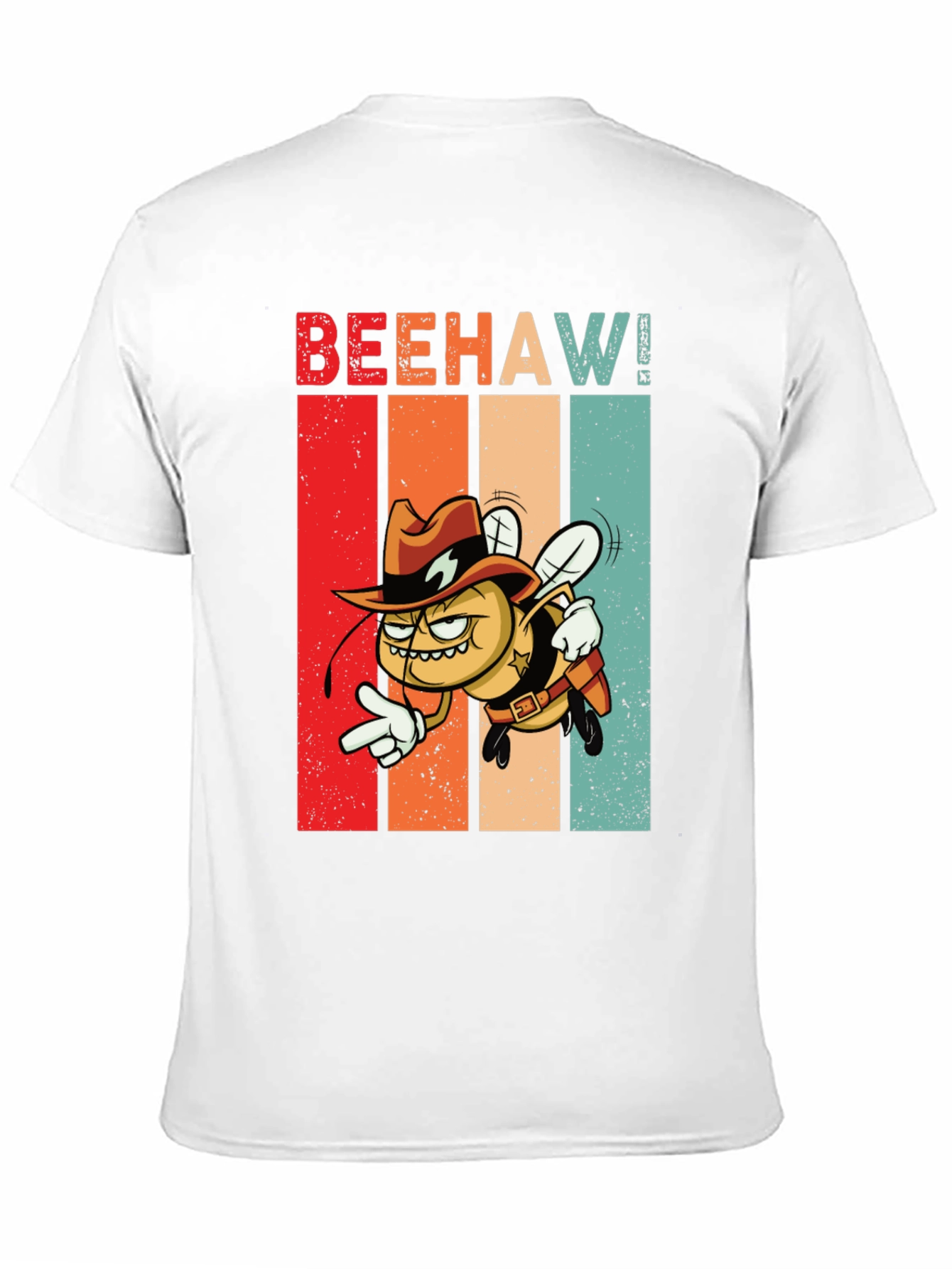 Beehaw! Graphic T-Shirt - Cowboy Bee