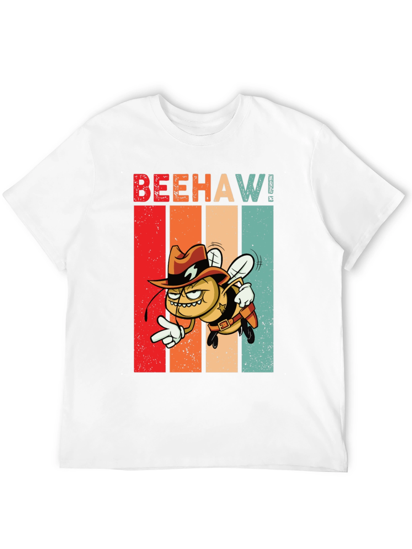 Beehaw! Graphic T-Shirt - Cowboy Bee