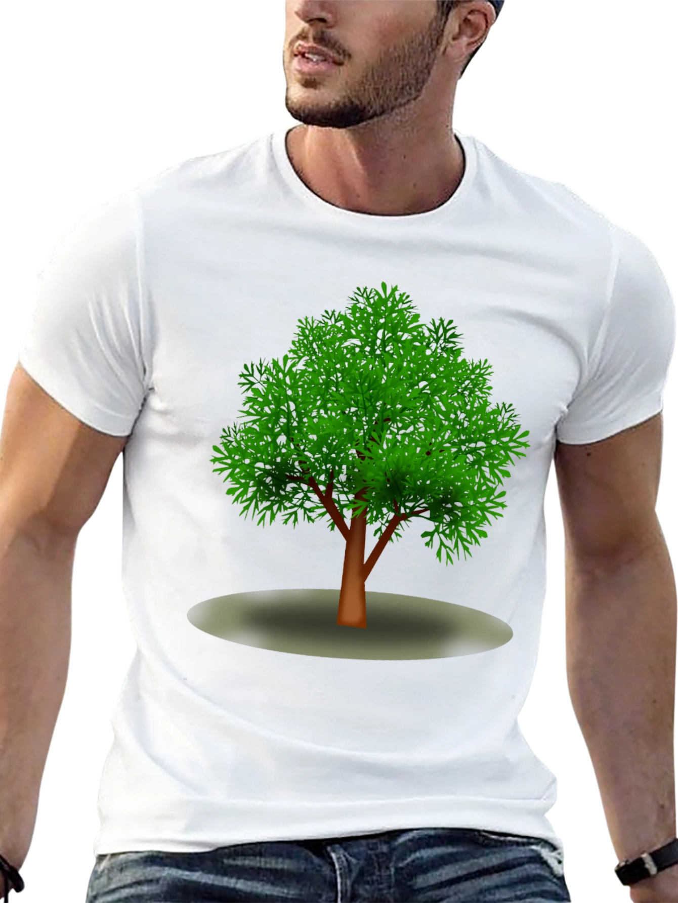 Tree Graphic Black T-Shirt