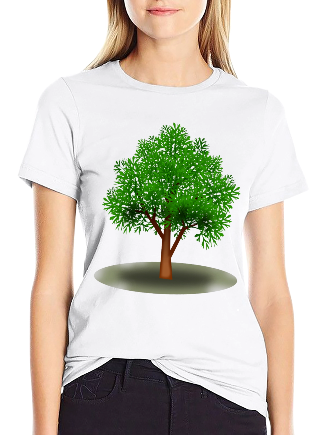 Tree Graphic Black T-Shirt