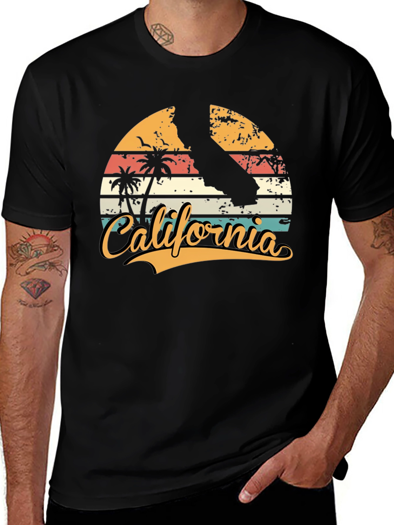 California Sunset Graphic Tee