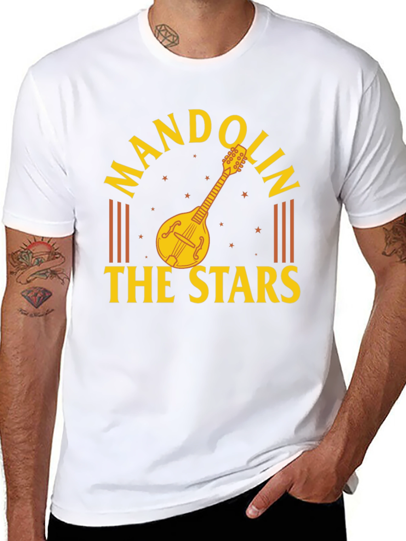Mandolin the Stars Graphic T-Shirt