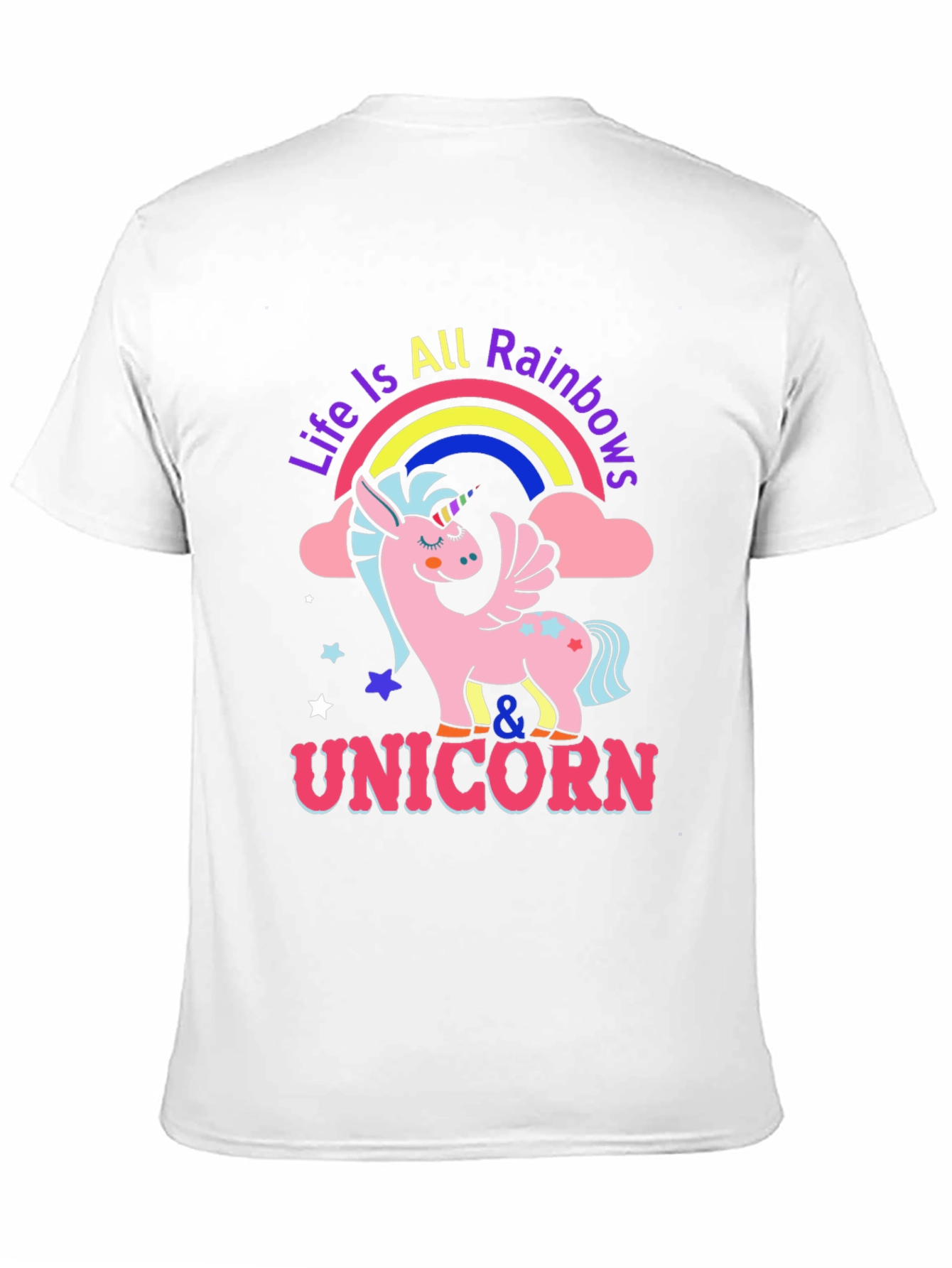 Life is All Rainbows Unicorn T-Shirt