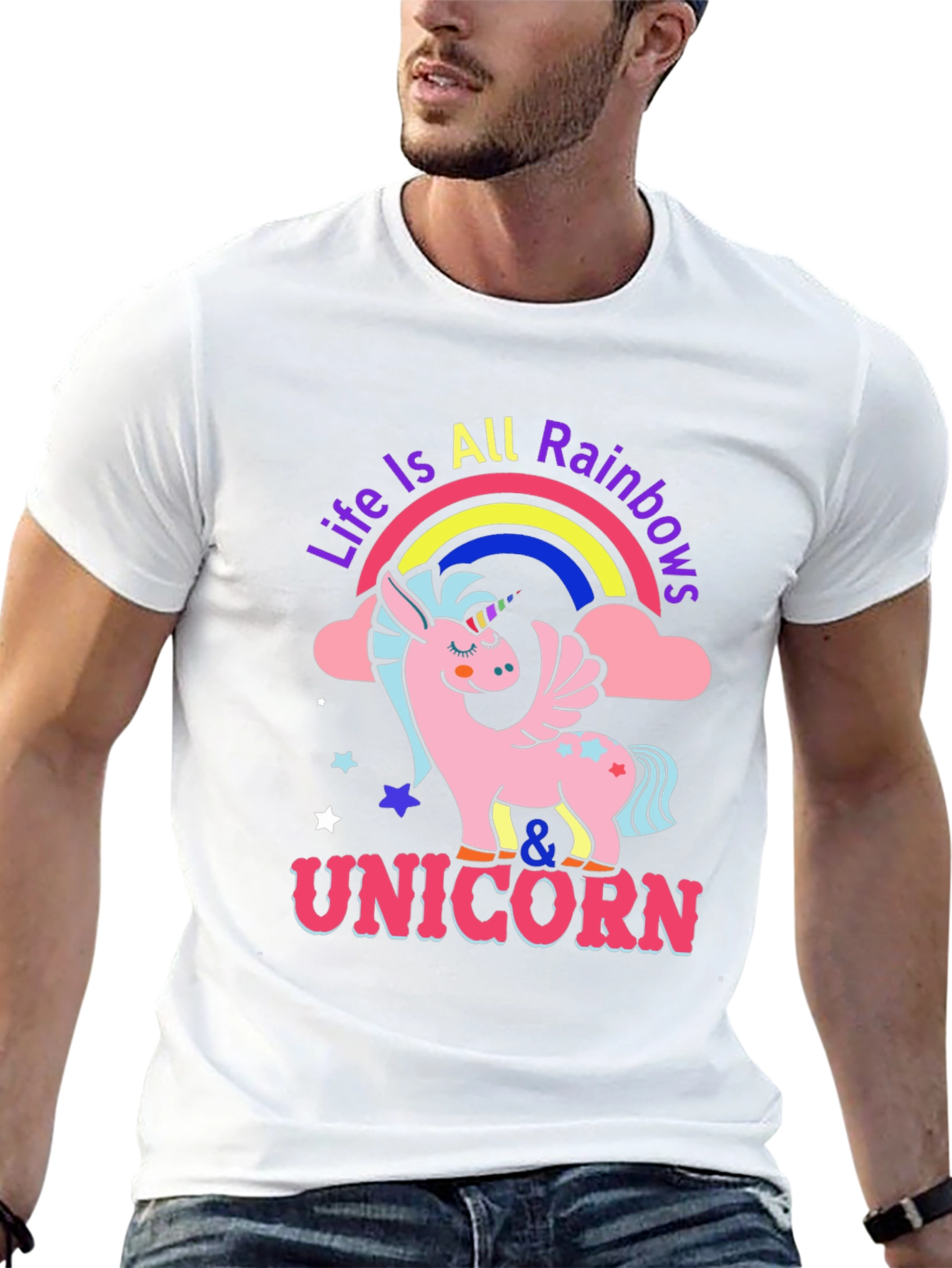 Life is All Rainbows Unicorn T-Shirt