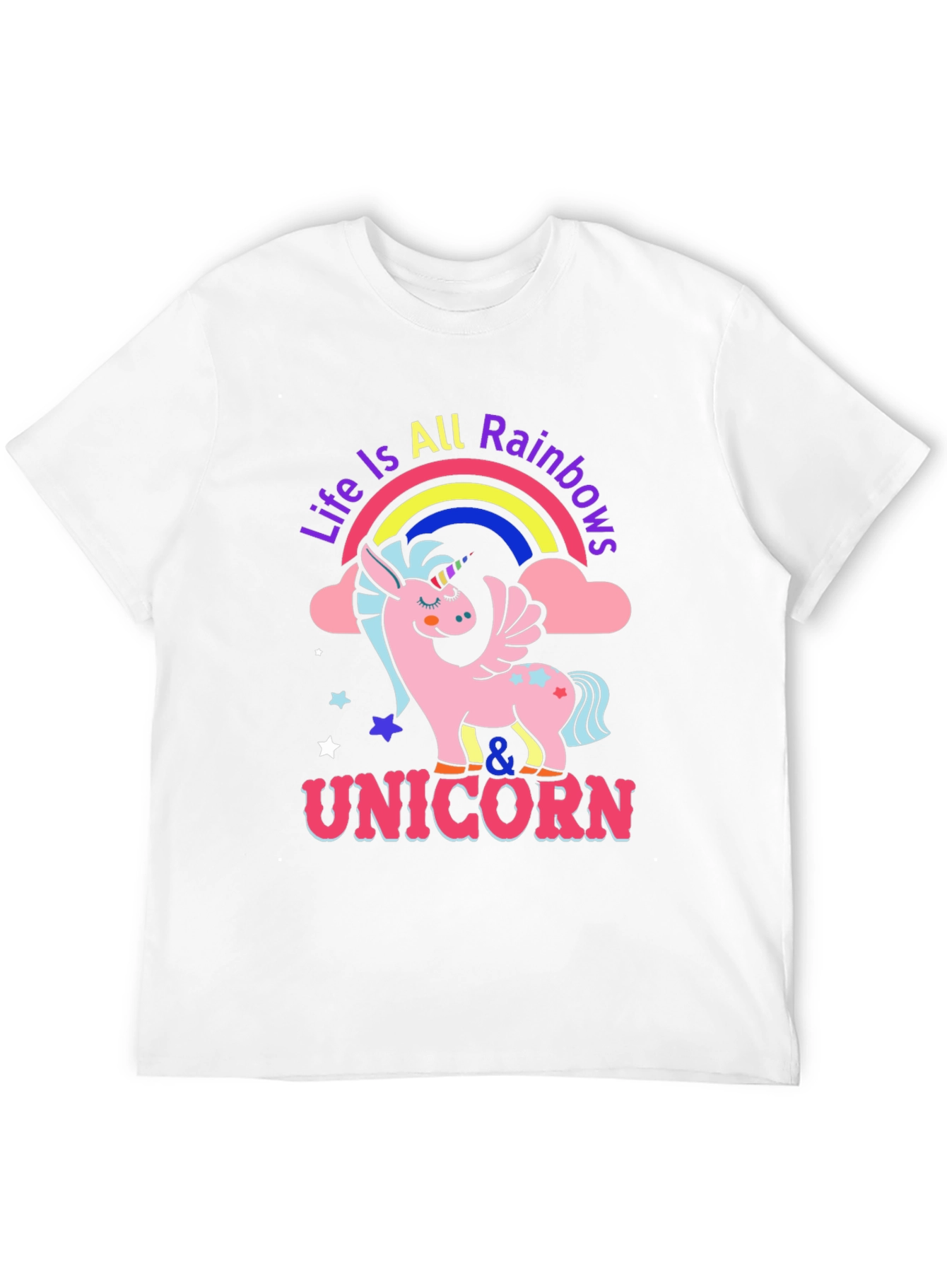 Life is All Rainbows Unicorn T-Shirt