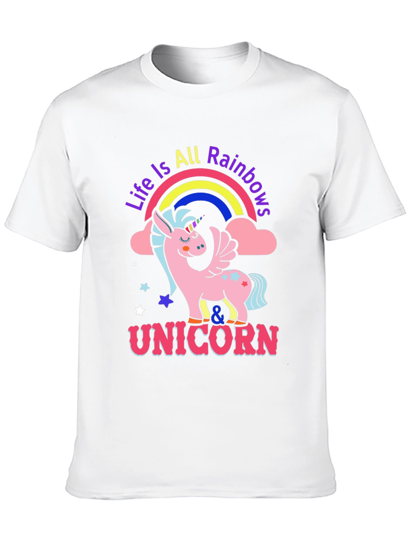 Life is All Rainbows Unicorn T-Shirt
