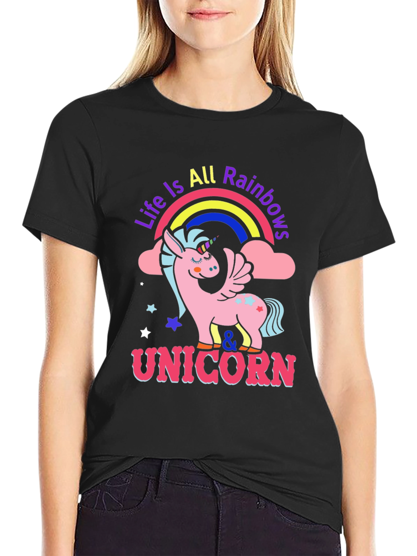 Life is All Rainbows Unicorn T-Shirt